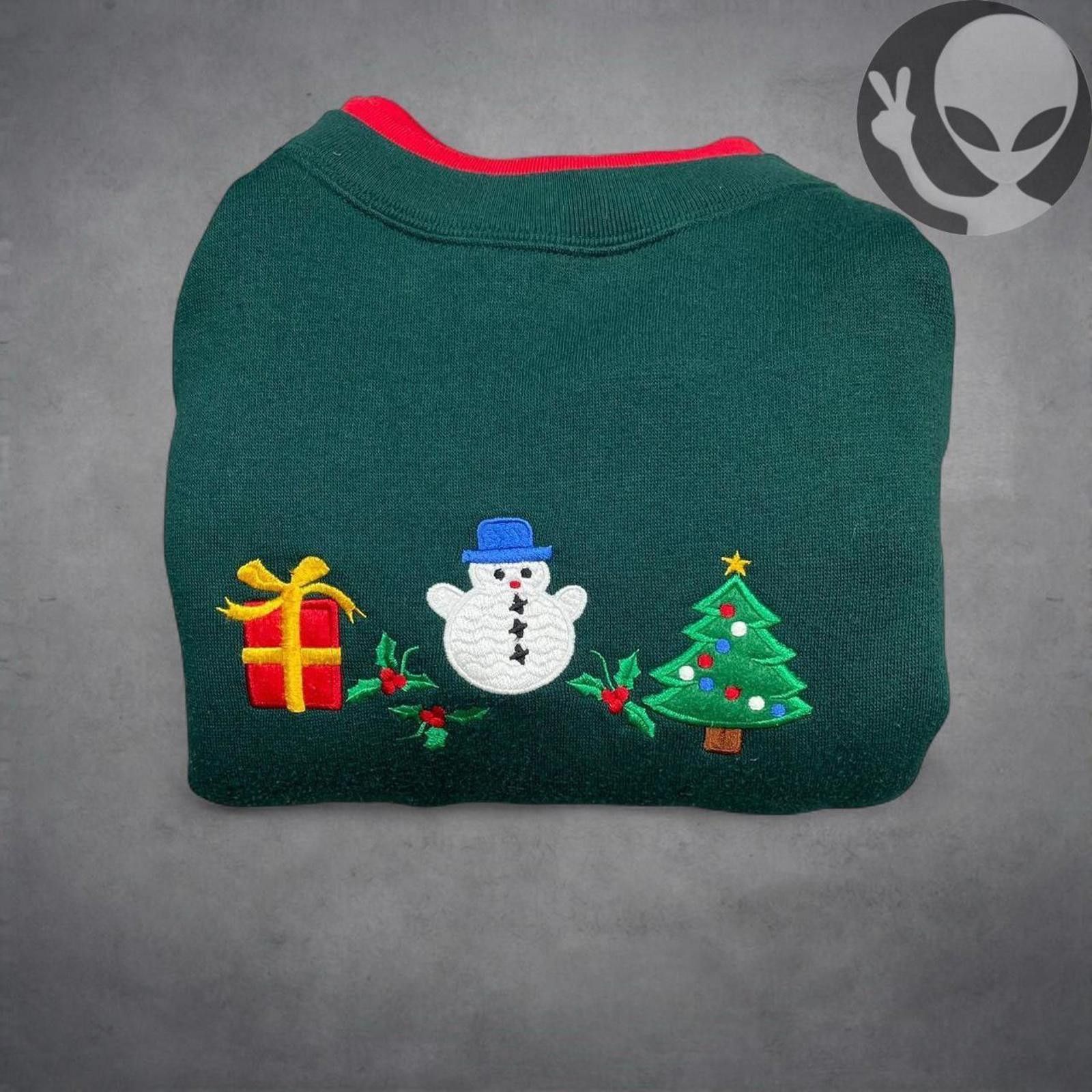 Genetic Manipulation Shinichiro Kuriya Vintage 90s Christmas Embroidered Sweatshirt XL Size XL / US 12-14 / IT 48-50 - 6 Thumbnail