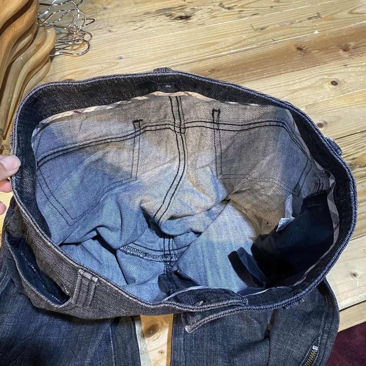 Burberry Crazy Vintage Y2K Burberry Carpenter Denim Jeans Size US 29 - 11 Thumbnail