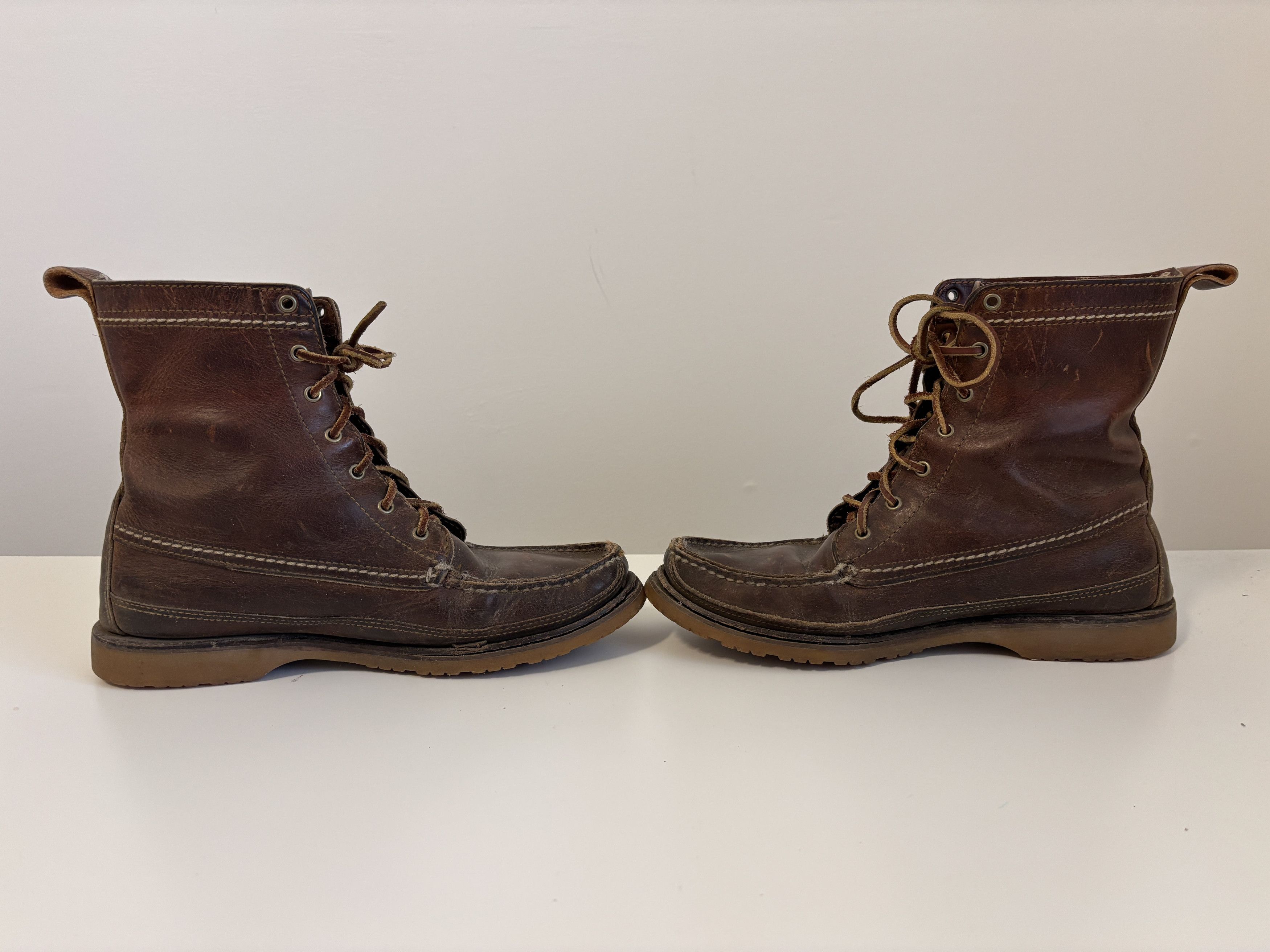 J.Crew × Red Wing Red Wing for J Crew 4592 Moc Toe Boot 9.5E Size US 9.5 / EU 42-43 - 6 Thumbnail