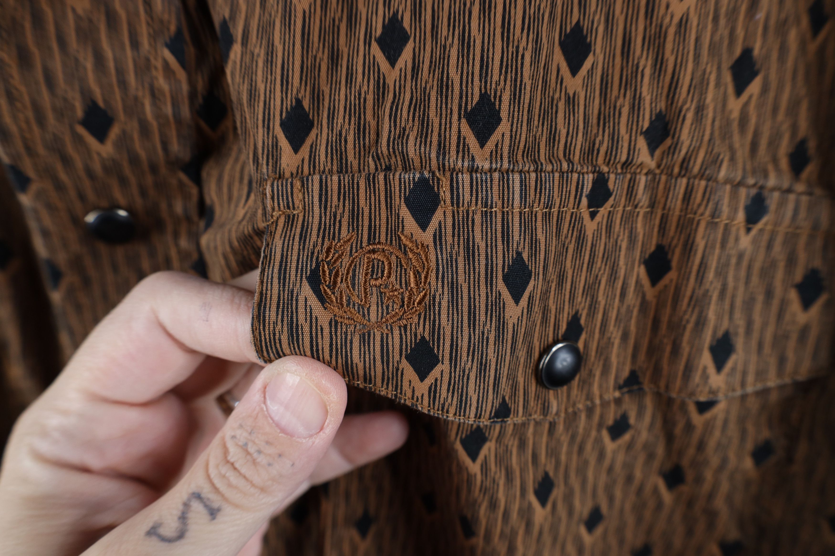 Vintage Vintage 90s Streetwear Western Cowboy Snap Button Shirt Size US L / EU 52-54 / 3 - 4 Thumbnail