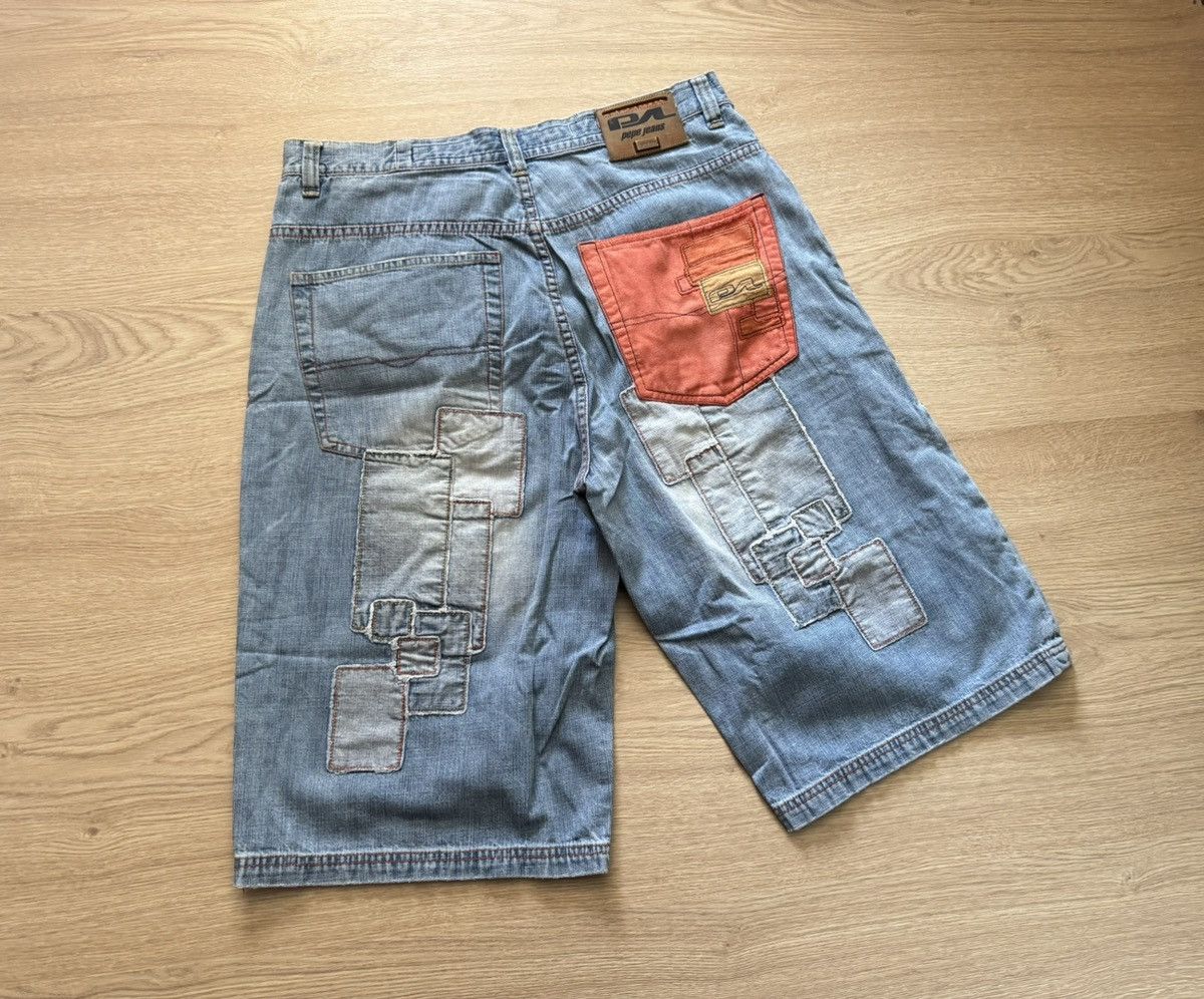 Pepe Jeans Vintage 00’s Pepe Jeans Baggy y2k Baggy denim Hip-Hop Shorts Size US 36 / EU 52 - 8 Thumbnail