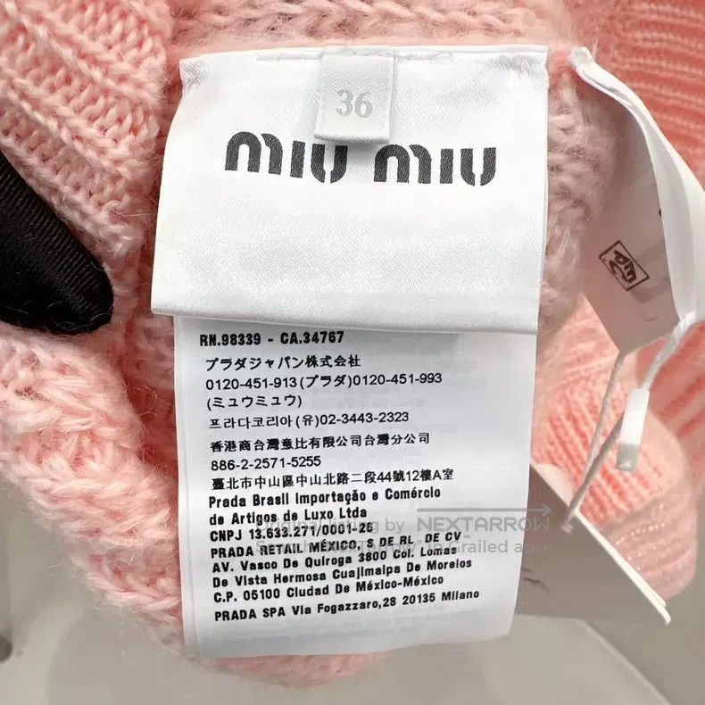 Miu Miu Miu Miu 36 Sakura pink crystal cardigan Size S / US 4 / IT 40 - 5 Thumbnail