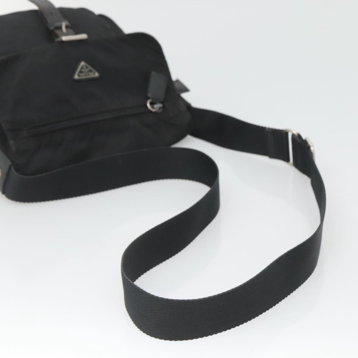 Prada PRADA Shoulder Bag Nylon Black Silver Size ONE SIZE - 7 Thumbnail