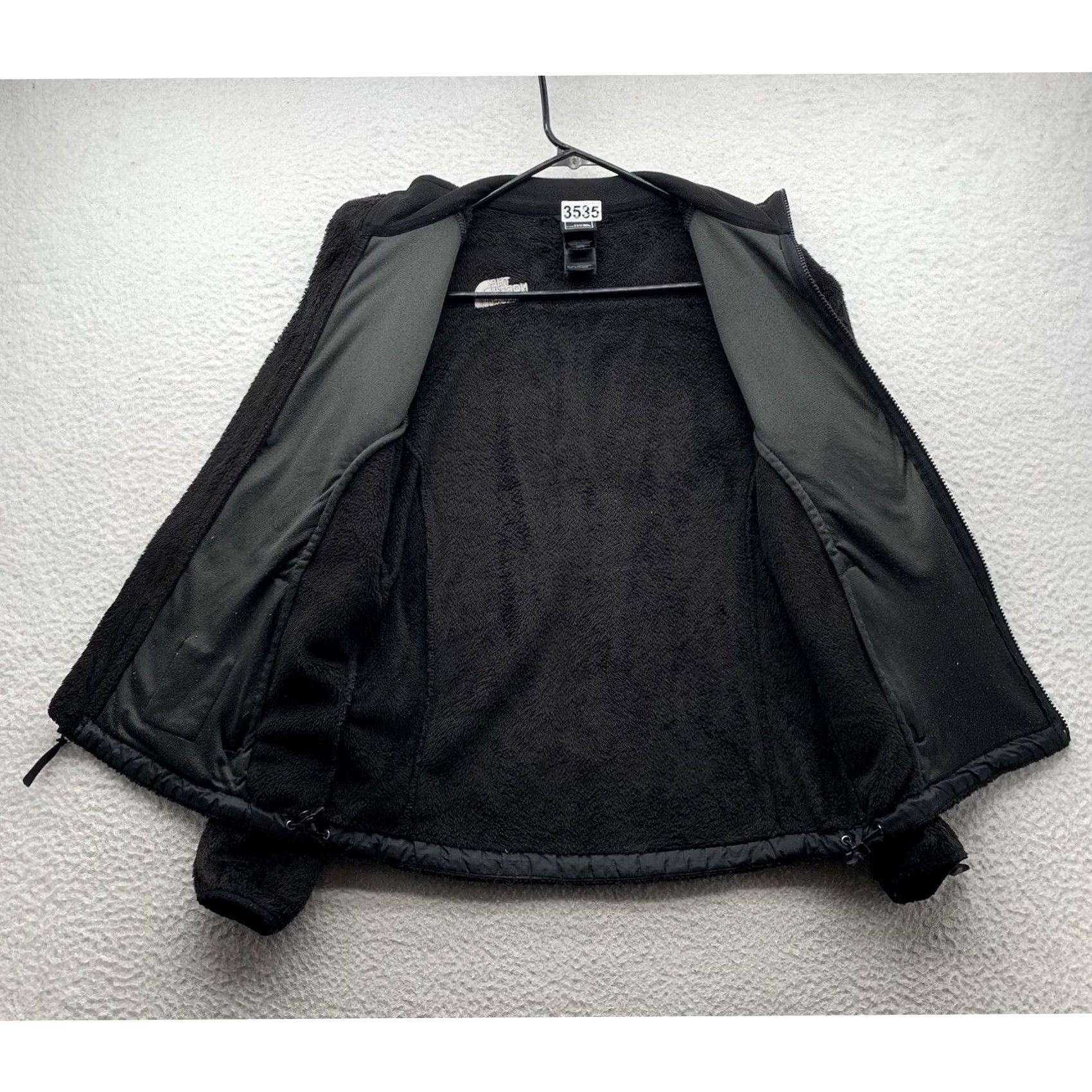 The North Face The North Face Faux Fur Jacket Small Black Fuzzy Fleece Hiking Outdoor Casual Size S / US 4 / IT 40 - 4 Thumbnail