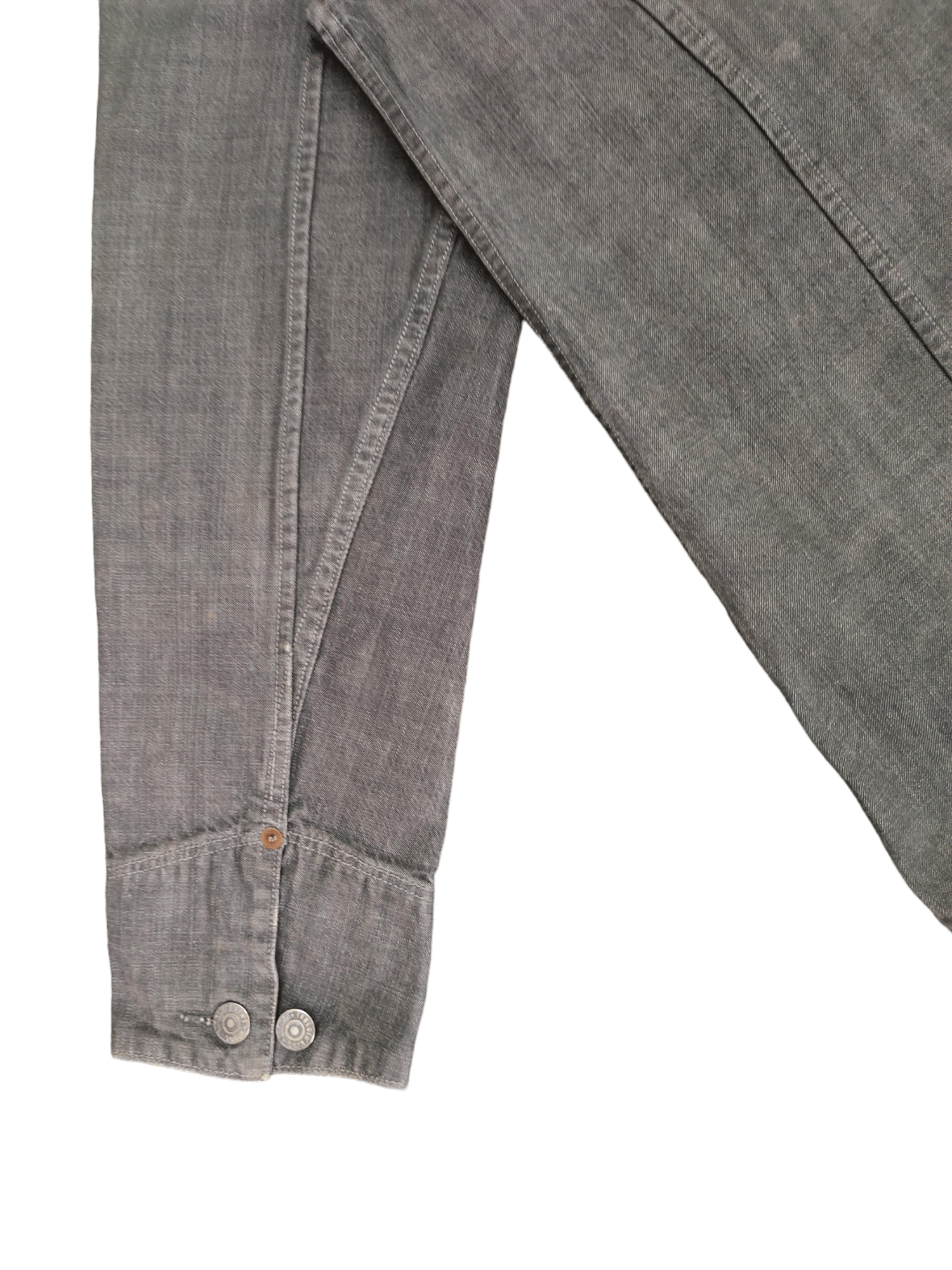 If Six Was Nine Tabloid News Japan Selvedge Chore Denim Jacket Size US M / EU 48-50 / 2 - 14 Thumbnail
