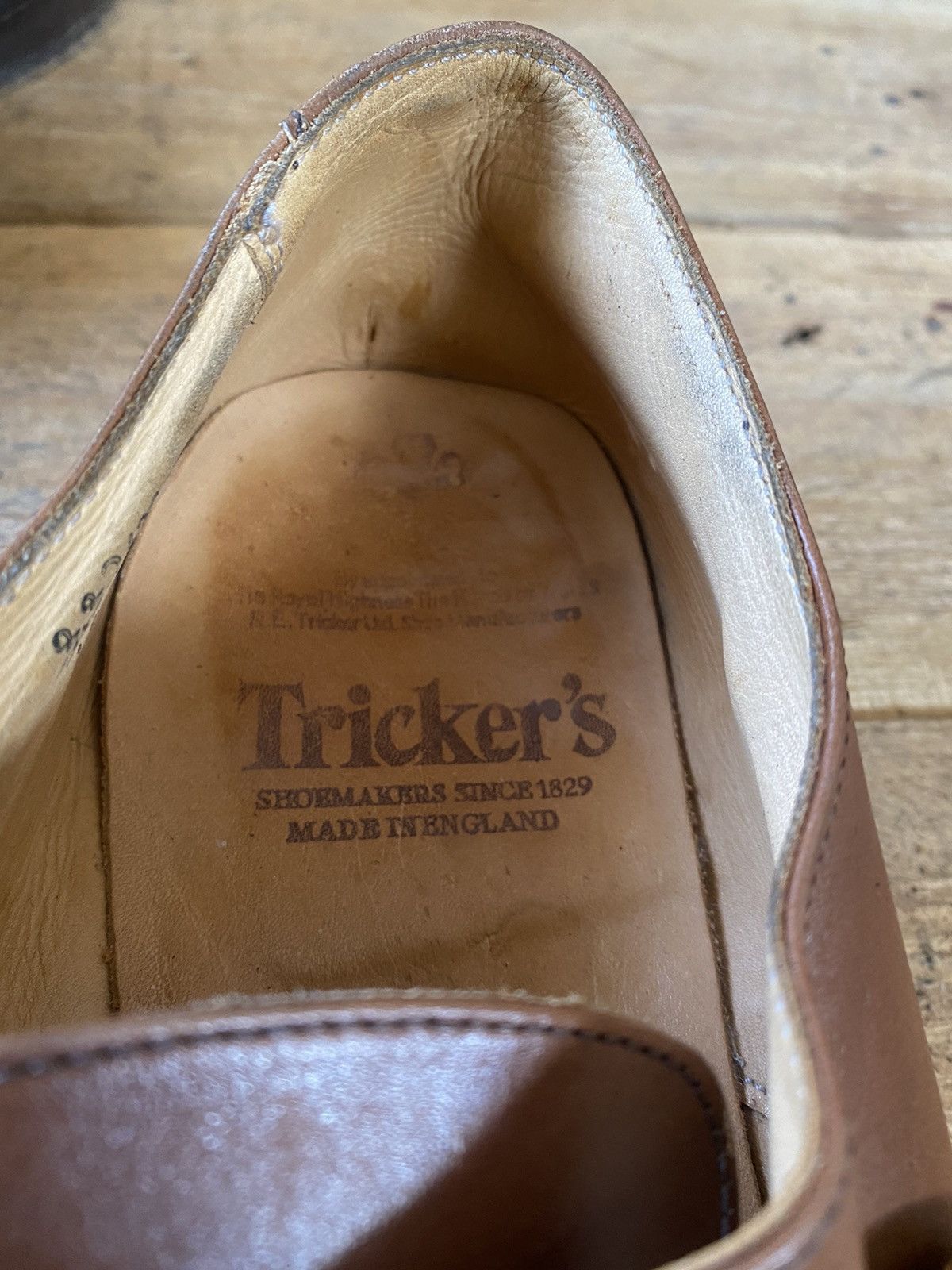 Tricker's Trickers monk strap brown leather dress shoes uk 10.5 Size US 11.5 / EU 44-45 - 17 Thumbnail
