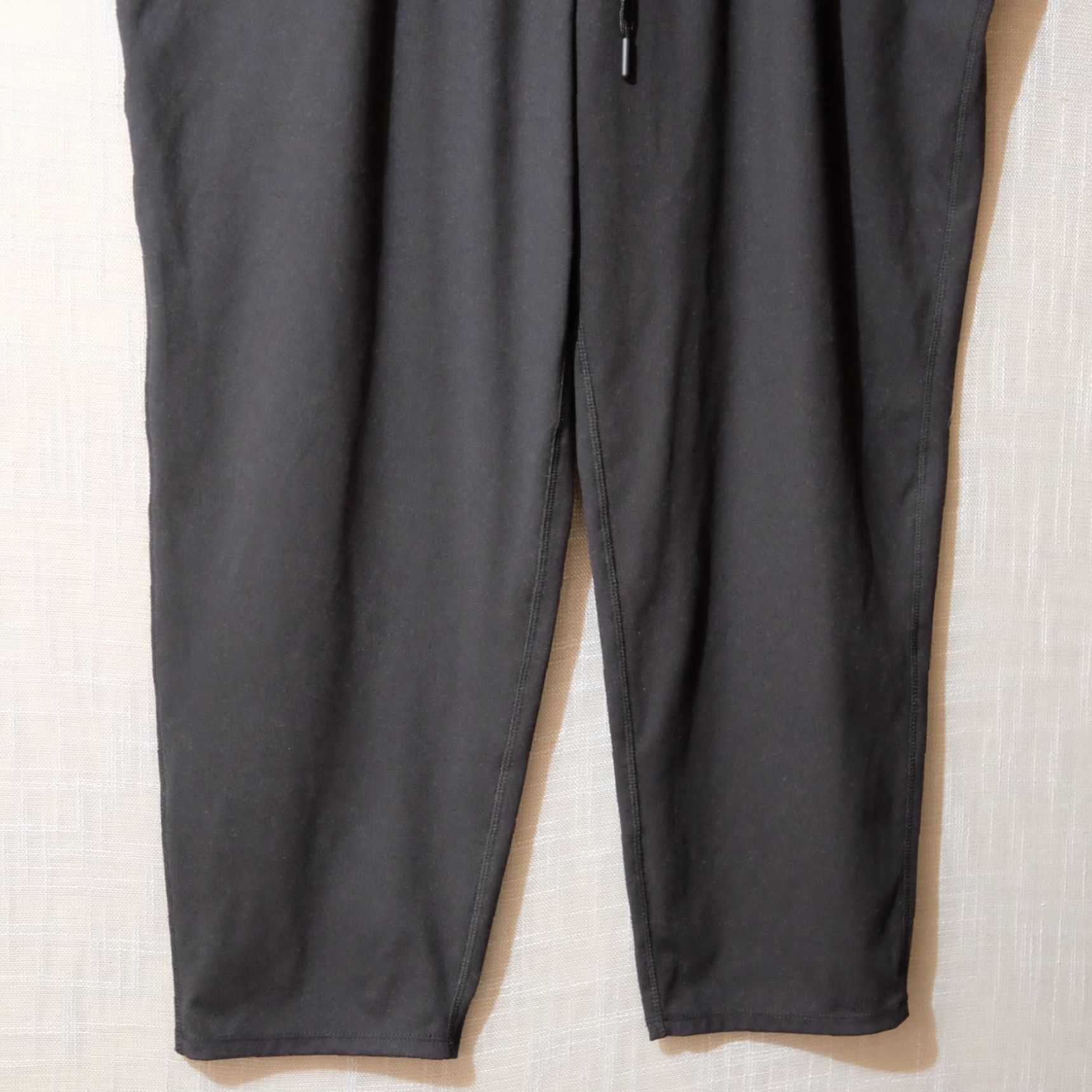 Vintage Maurices Active Pants Black w/Zip Pockets Drawstring Women's XL Pants Regular Inseam 27 in Tapered Ankle Size 40" / US 18 - 3 Thumbnail