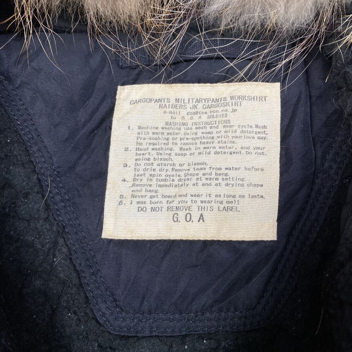 If Six Was Nine × Japanese Brand × Le Grande Bleu (L.G.B.) G.O.A Fur Military Parka Jacket Size US M / EU 48-50 / 2 - 13 Thumbnail