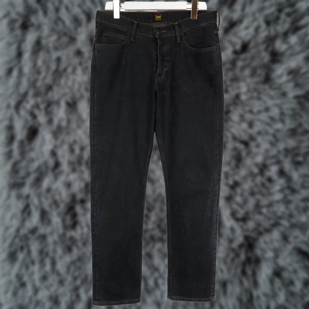 Lee Lee West Jeans Men's W32/L32 Straight Leg Zip Fly Stretch Black Size US 32 / EU 48 - 1 Thumbnail