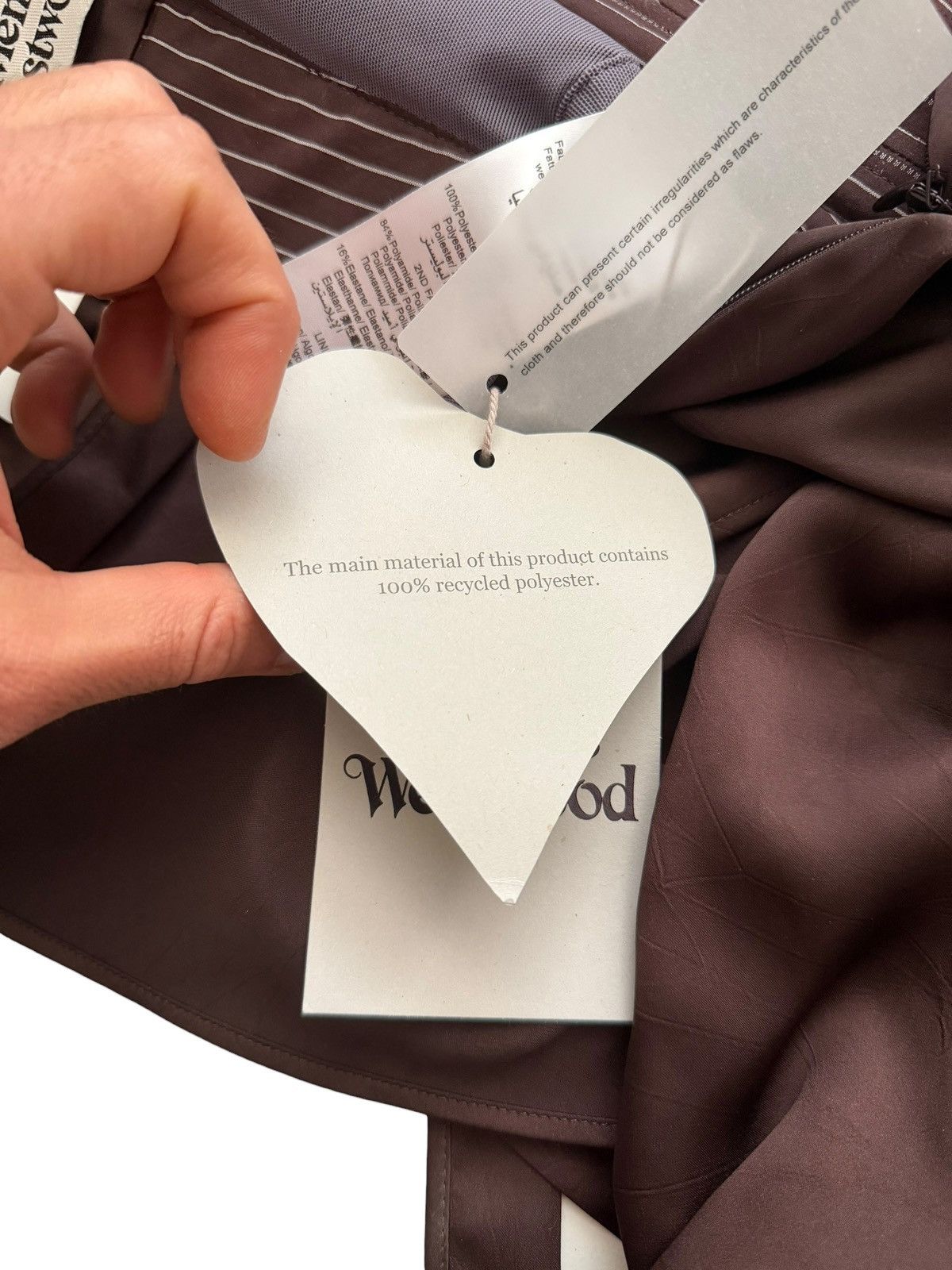 Vivienne Westwood $2,600 Corset Bustier Susana Dress Brown Satin Size S / US 4 / IT 40 - 18 Thumbnail