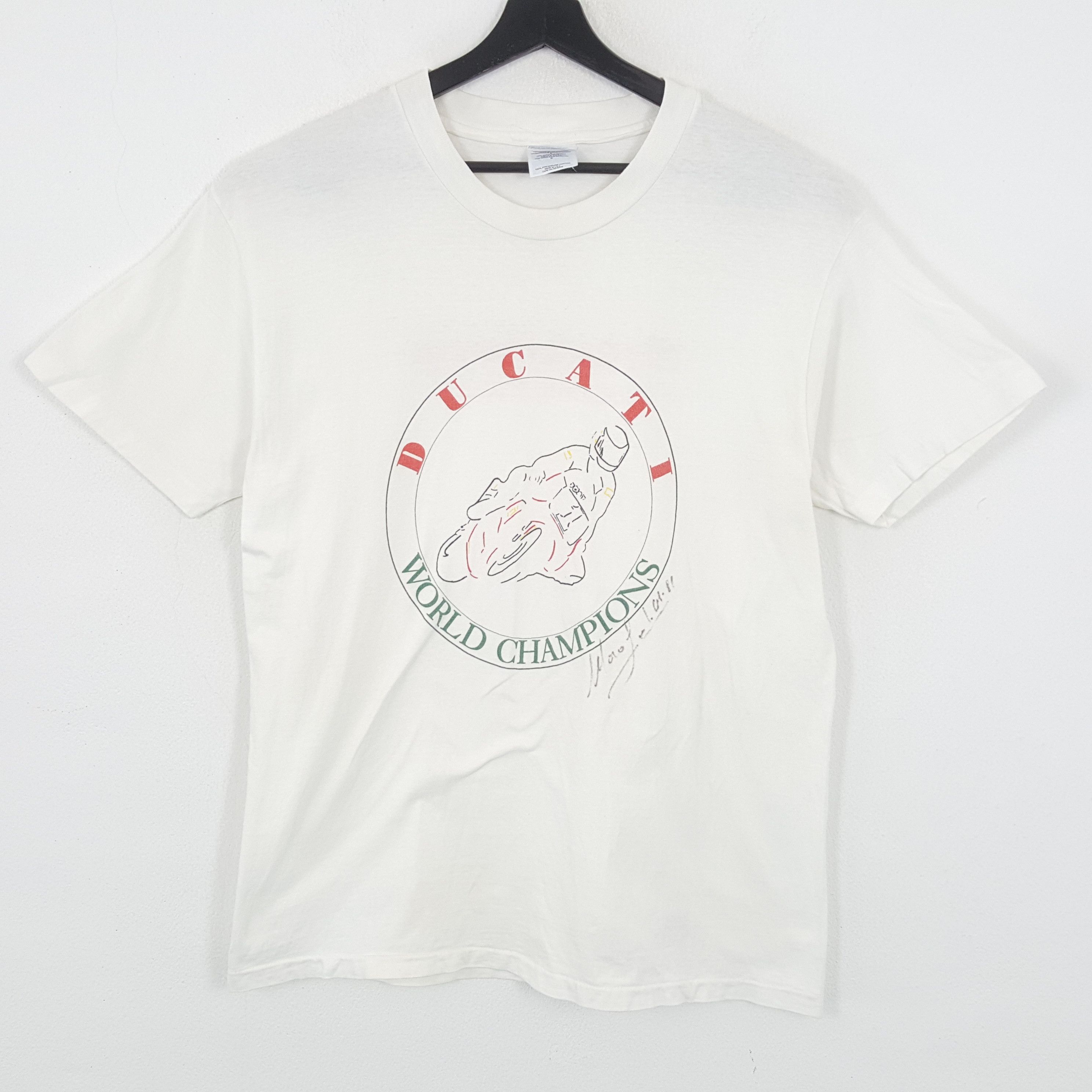 Ducati × Vintage DUCATI WORLD CHAMPIONS Vintage Tshirt Center Design Size US M / EU 48-50 / 2 - 1 Thumbnail