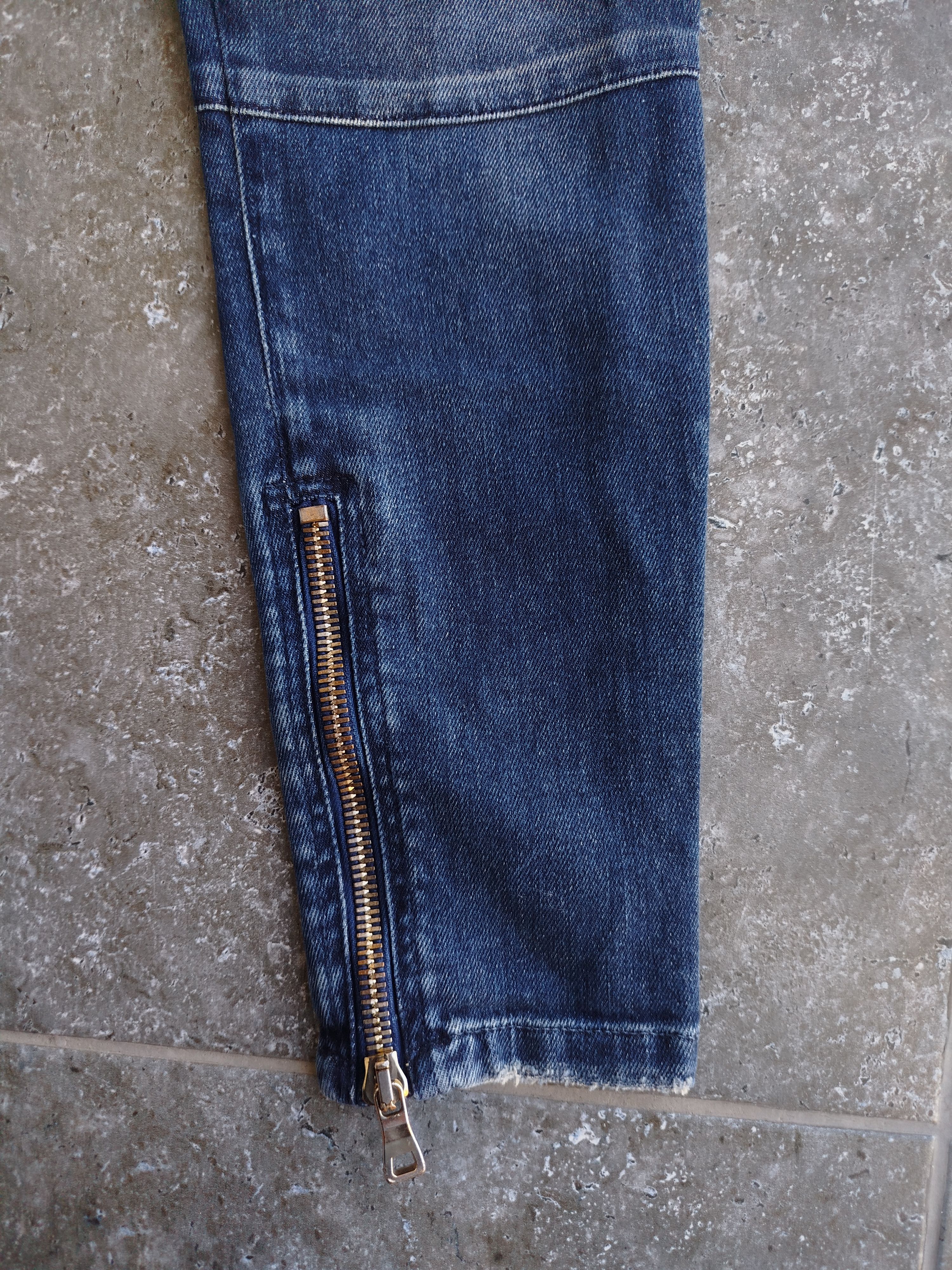 Balmain Balmain Jeans Distressed Biker Skinny Size 38 Size 27" / US 4 / IT 40 - 6 Thumbnail