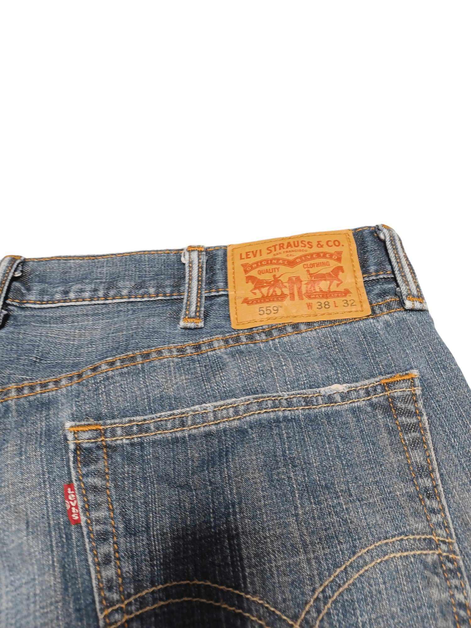 Levi's LEVI`S 559 W38 L32 RELAXED BIGSIZE JEANS DENIM Size US 38 / EU 54 - 4 Thumbnail