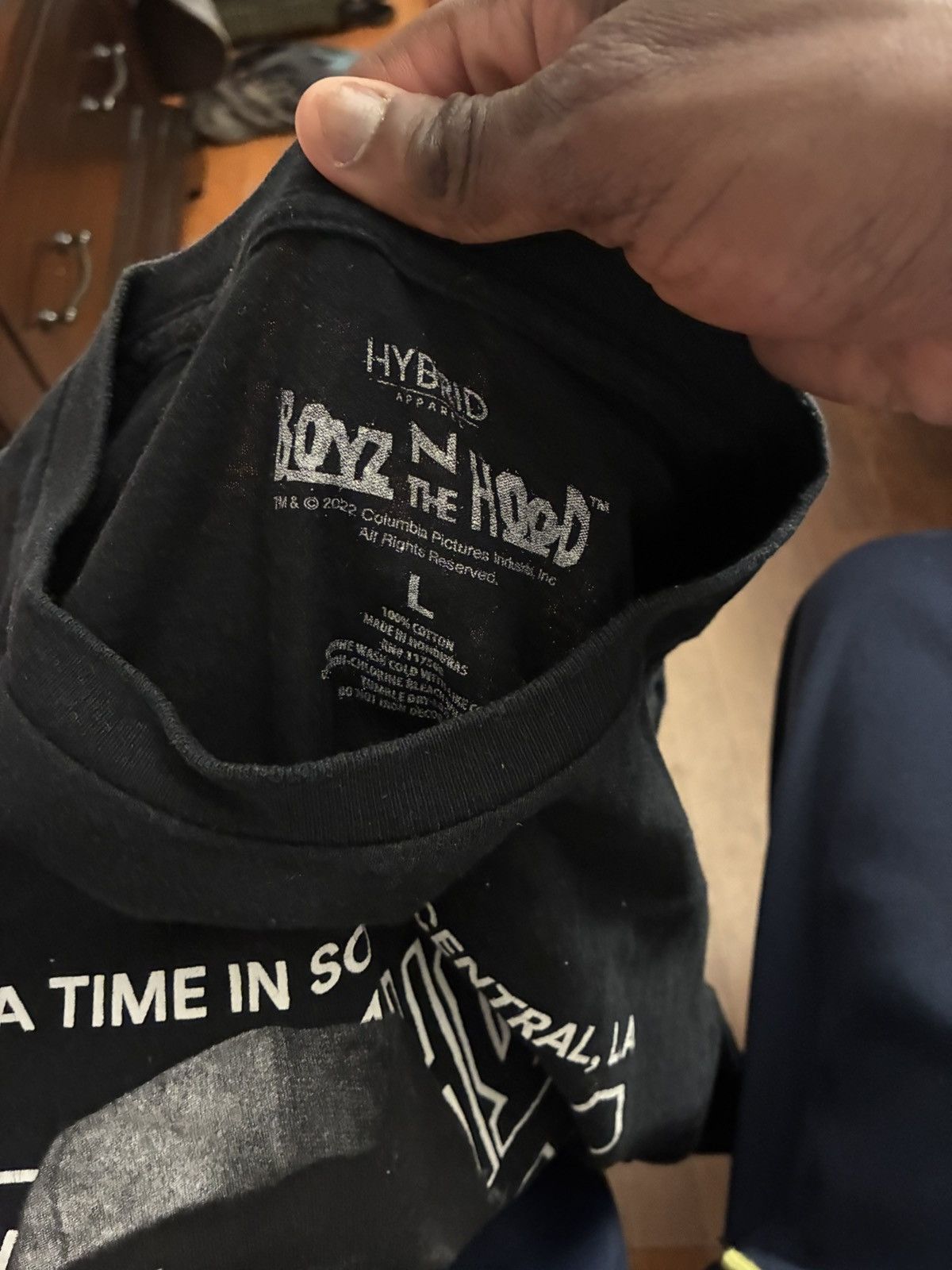 Other Boyz N The Hood black cotton tee Size L #skater Size US L / EU 52-54 / 3 - 3 Thumbnail