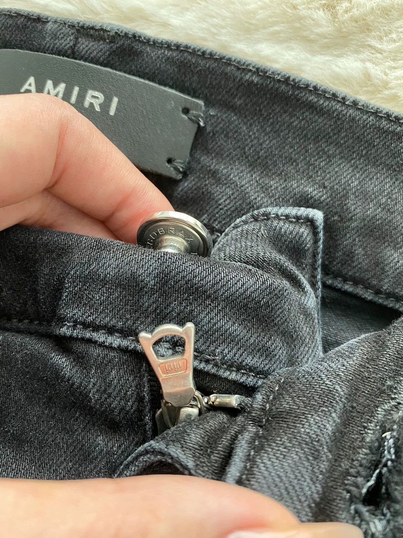 Amiri Amiri Black Patchwork Jean Size US 30 / EU 46 - 7 Thumbnail
