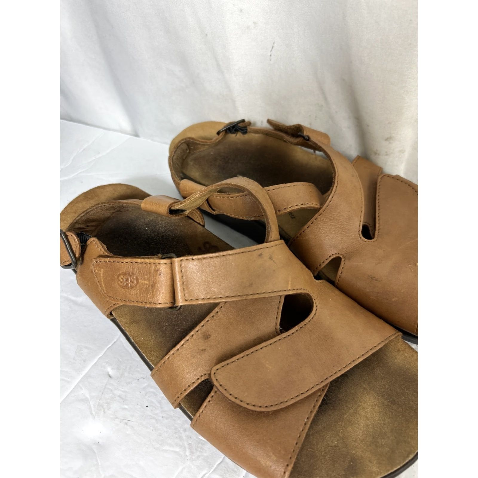 SAS SAS Women’s Sandal Cross Strap Tripad Comfort Huggy Caramel 10 M Womens Shoes Size US 10 / IT 40 - 3 Thumbnail