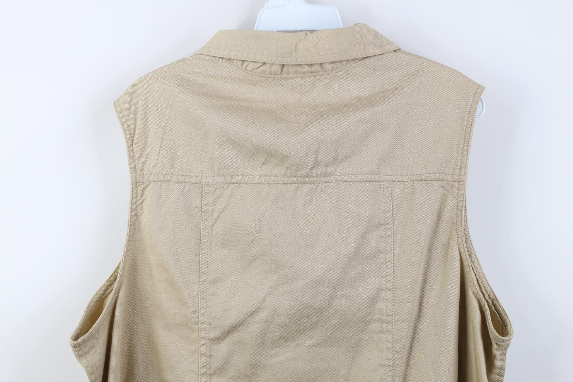 Vintage Vintage 90s Streetwear Sleeveless Safari Bush Vest Jacket Size XL / US 12-14 / IT 48-50 - 10 Thumbnail
