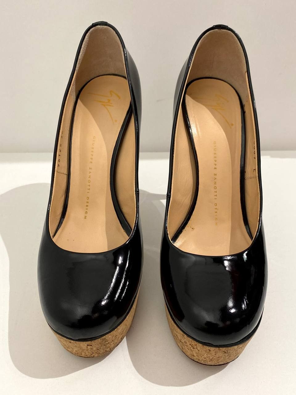 Giuseppe Zanotti Giuseppe Zanotti Pumps Black Patent Leather High Heels Size US 8 / IT 38 - 6 Thumbnail