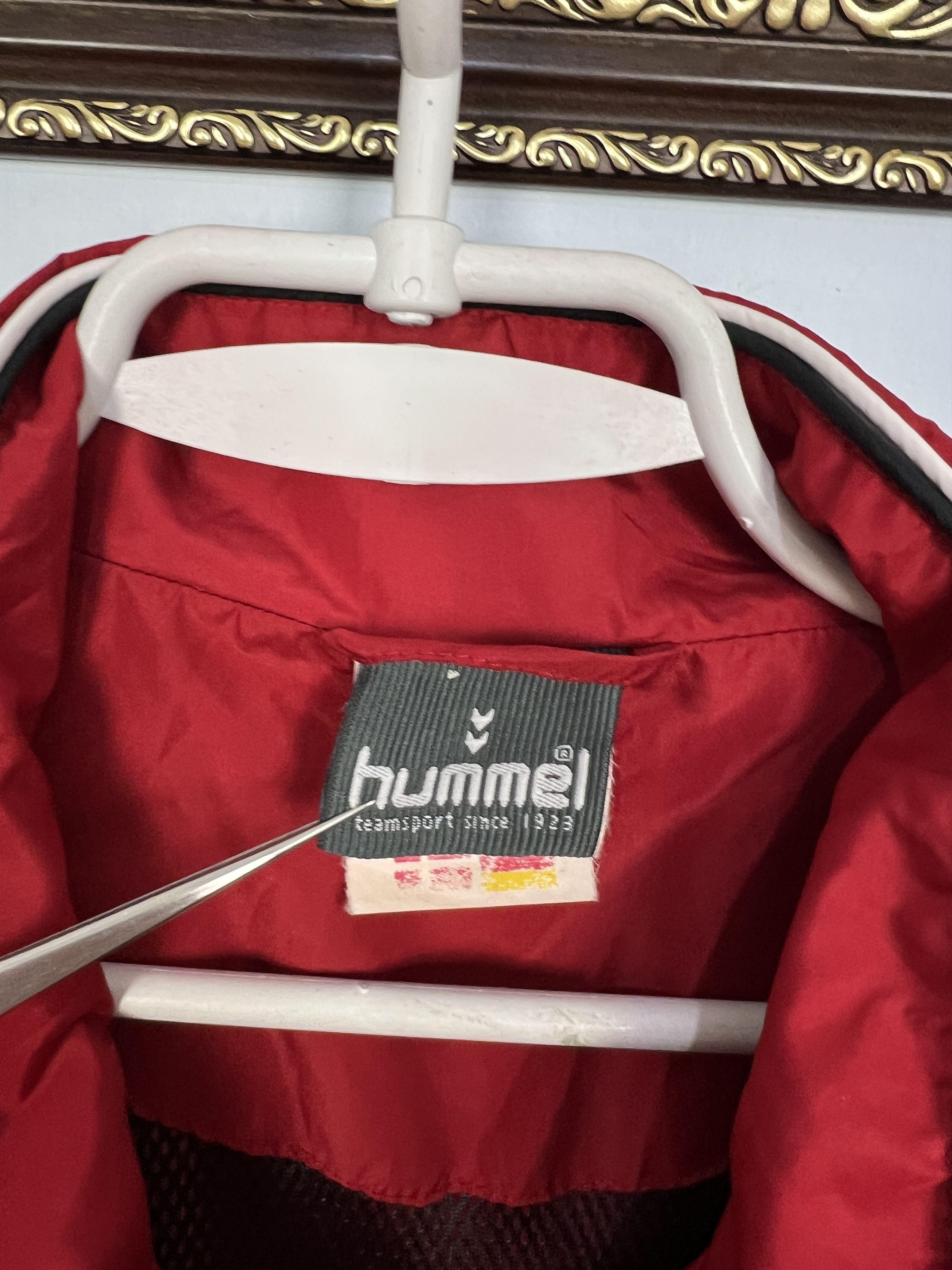 Hummel Vintage 90's Hummel Denmark Football Jacket Soccer Track Top Size US XL / EU 56 / 4 - 8 Thumbnail