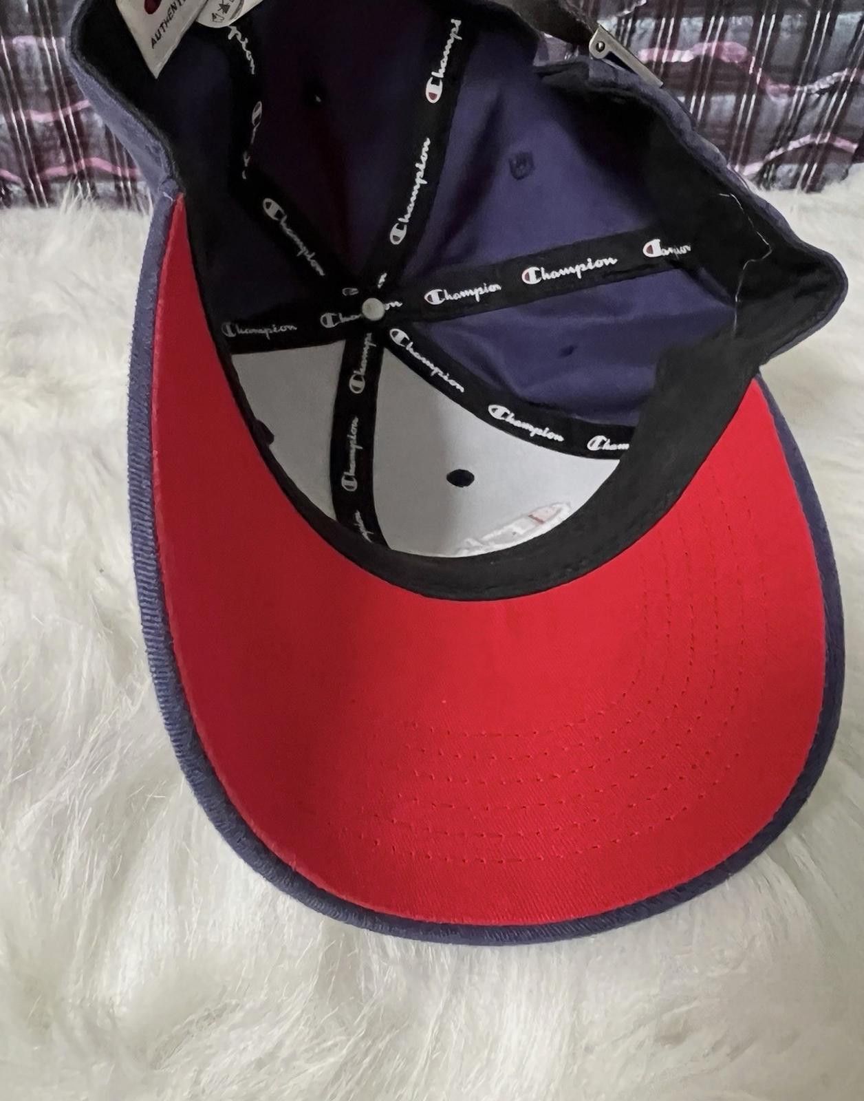 Champion Champion Hat Cap Strap Back Mens Blue Adjustable Size ONE SIZE - 4 Thumbnail