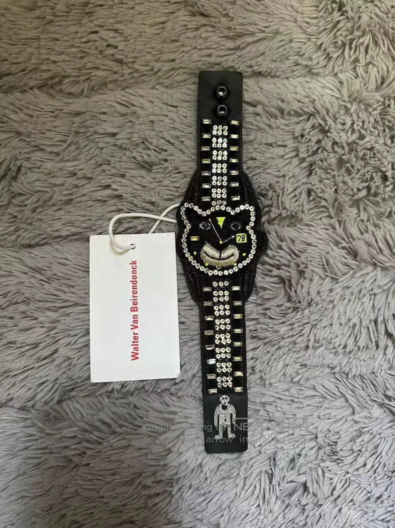 Walter Van Beirendonck 24FW Black Cat Watch