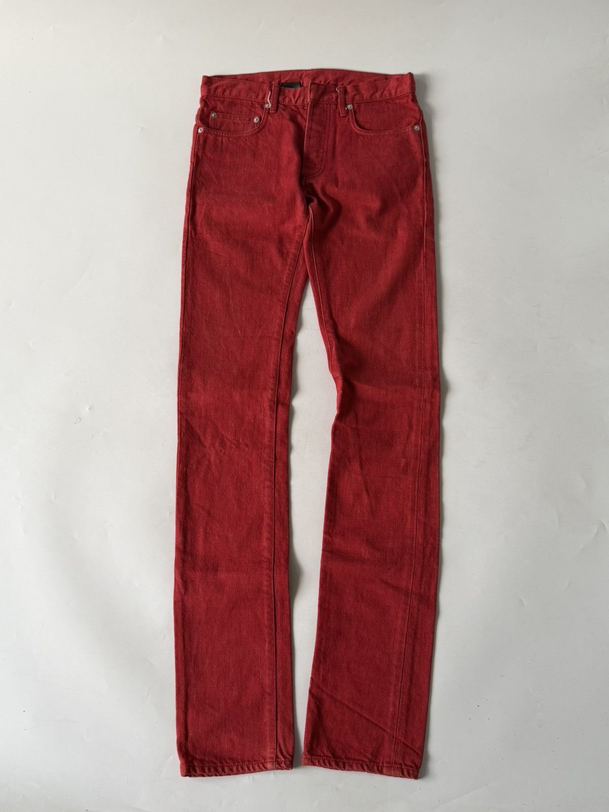 Dior Dior Homme by Hedi Slimane AW05 Rust Bootcut Zipper Denim