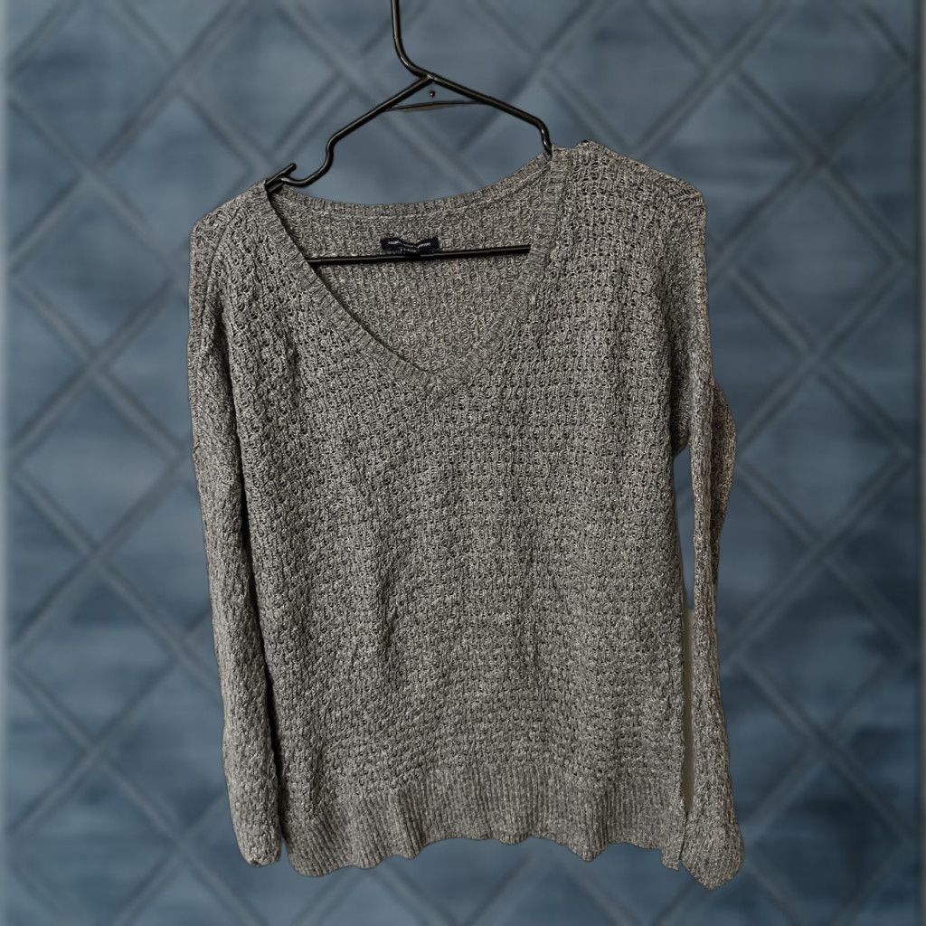 American Eagle Outfitters VINTAGE American Eagle Outfitters Sweater Pullover Knit Women’s Small Casual Long Sleeve Gray Fall Winter Women Size S / US 4 / IT 40 - 1 Thumbnail