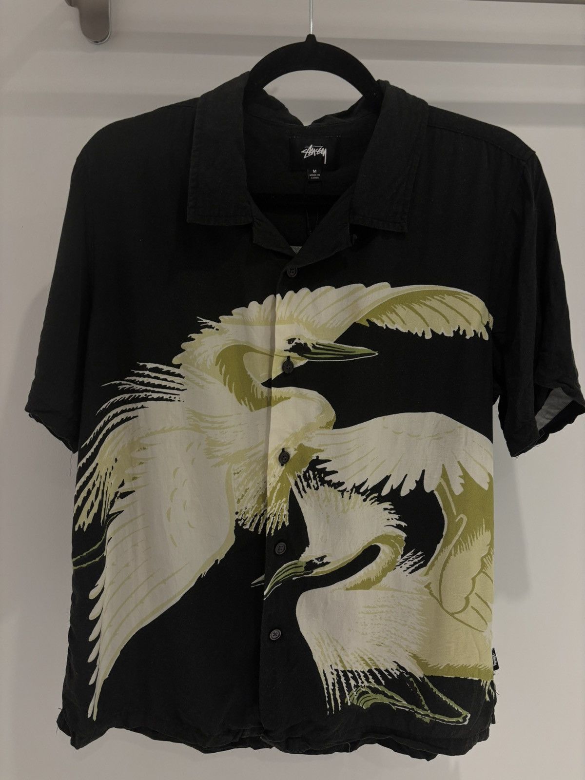 Stussy STUSSY BIG CRANE SHIRT CAMP STYLE Size US M / EU 48-50 / 2 - 1 Thumbnail