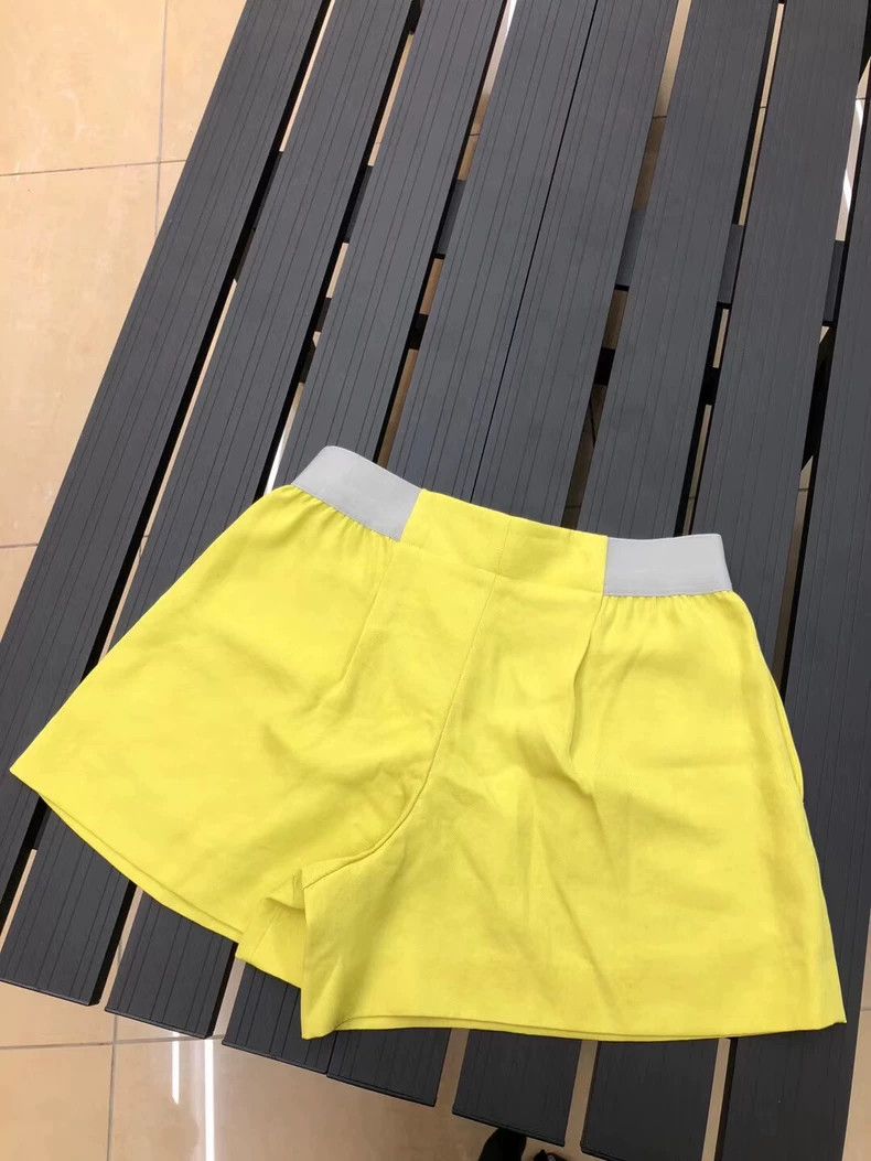 Issey Miyake issey miyake size:3 Yellow shorts Size 31" - 2 Thumbnail