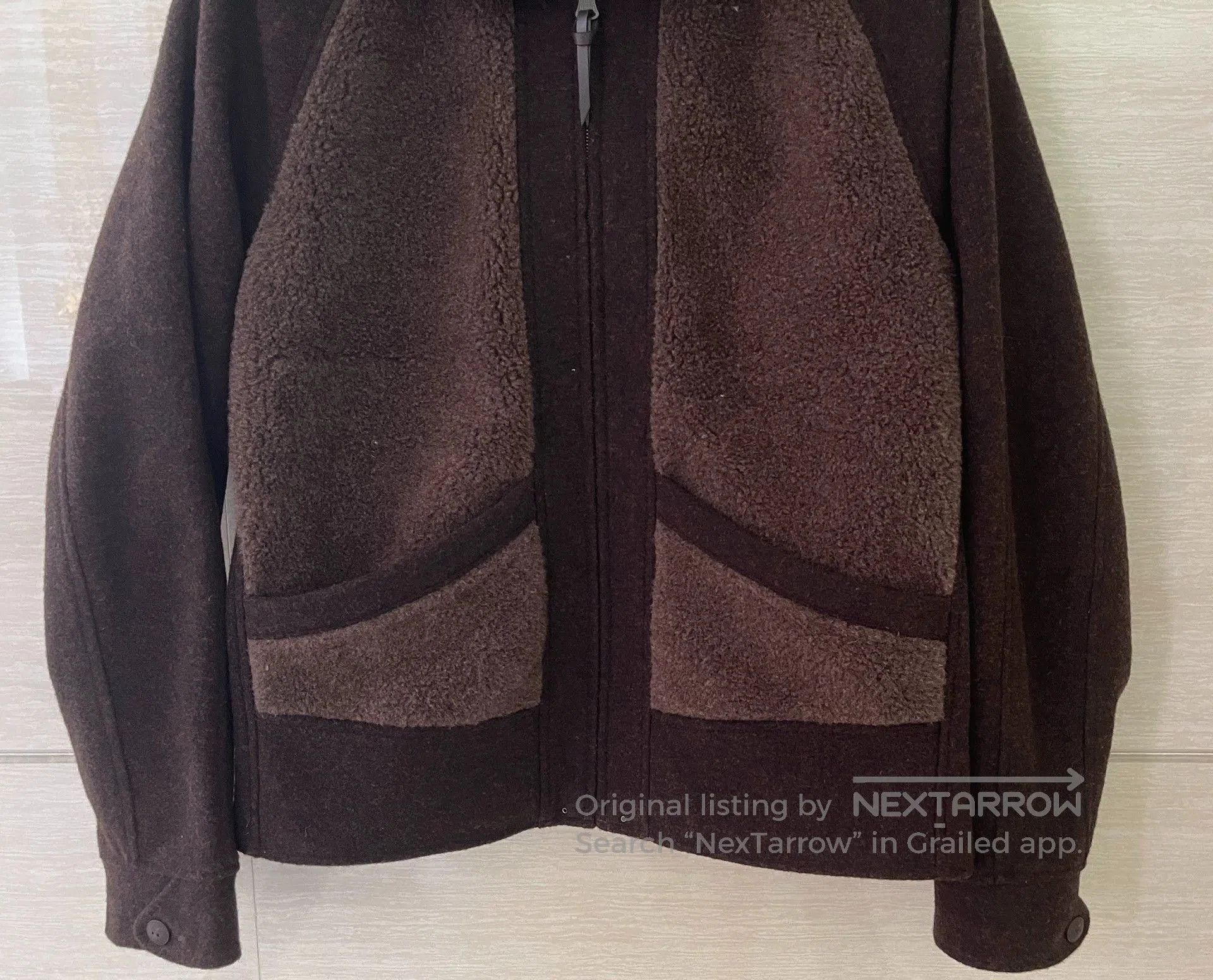 RRL Ralph Lauren DOUBLE RL Shearling Wool Blend Jacket. Size US M / EU 48-50 / 2 - 2 Thumbnail