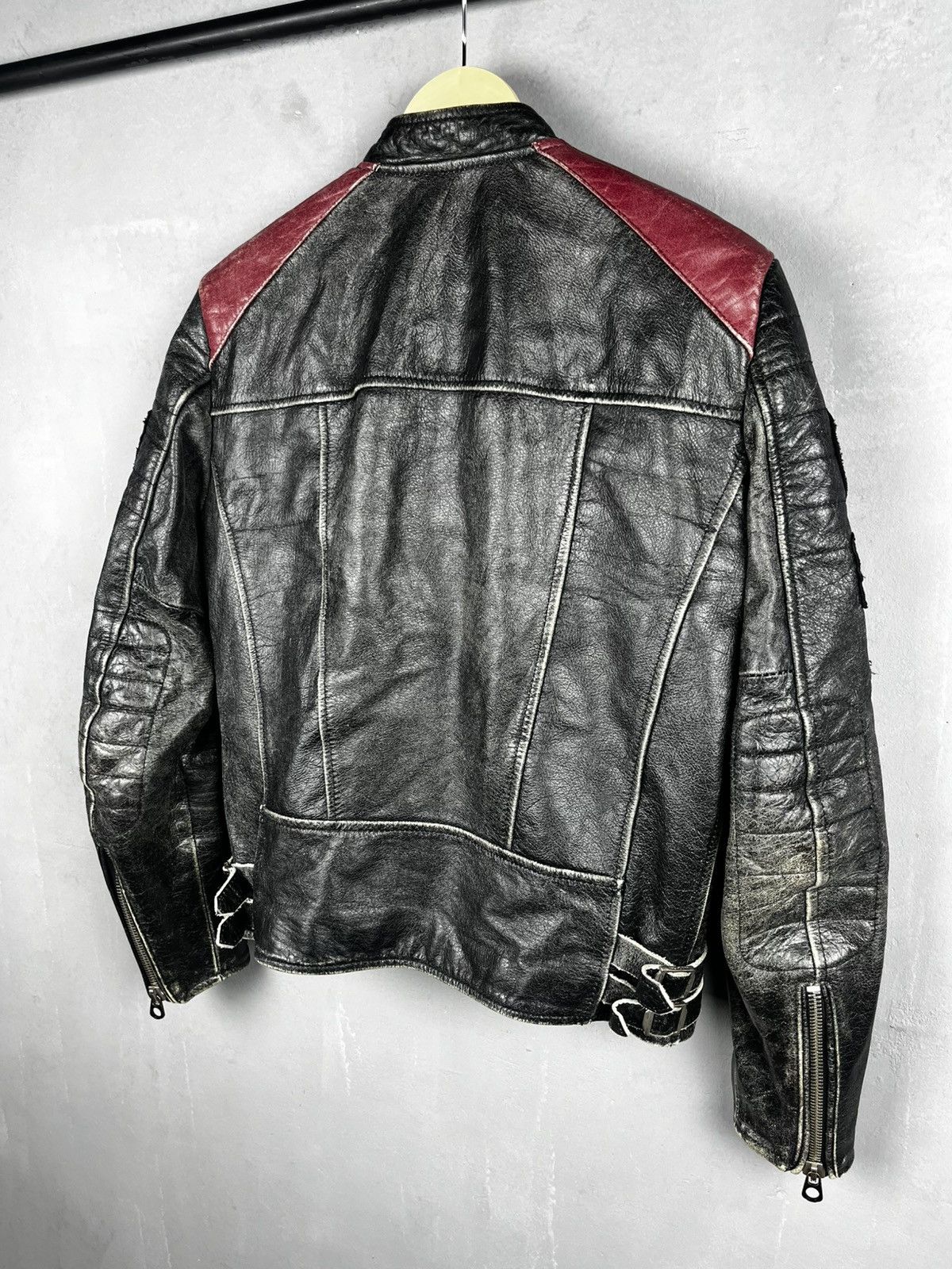 Replay Replay racing leather jacket size L y2k Size US L / EU 52-54 / 3 - 14 Thumbnail