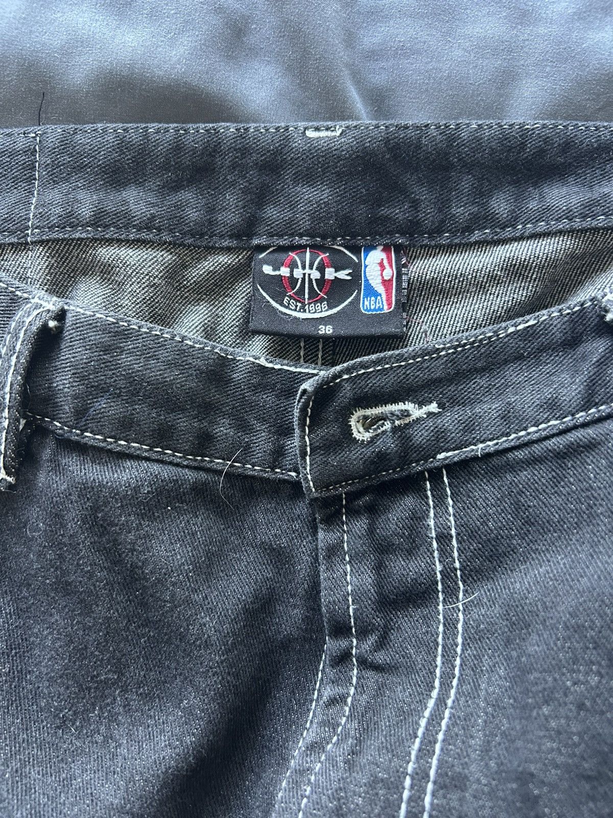 NBA NBA Embroidered baggy denim Size US 36 / EU 52 - 2 Thumbnail