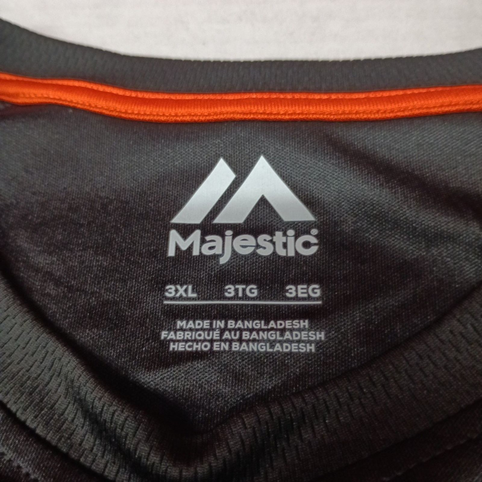 Majestic Baltimore Orioles MLB Shirt Men’s 3XL Black Short Sleeve Size US XXL / EU 58 / 5 - 3 Thumbnail