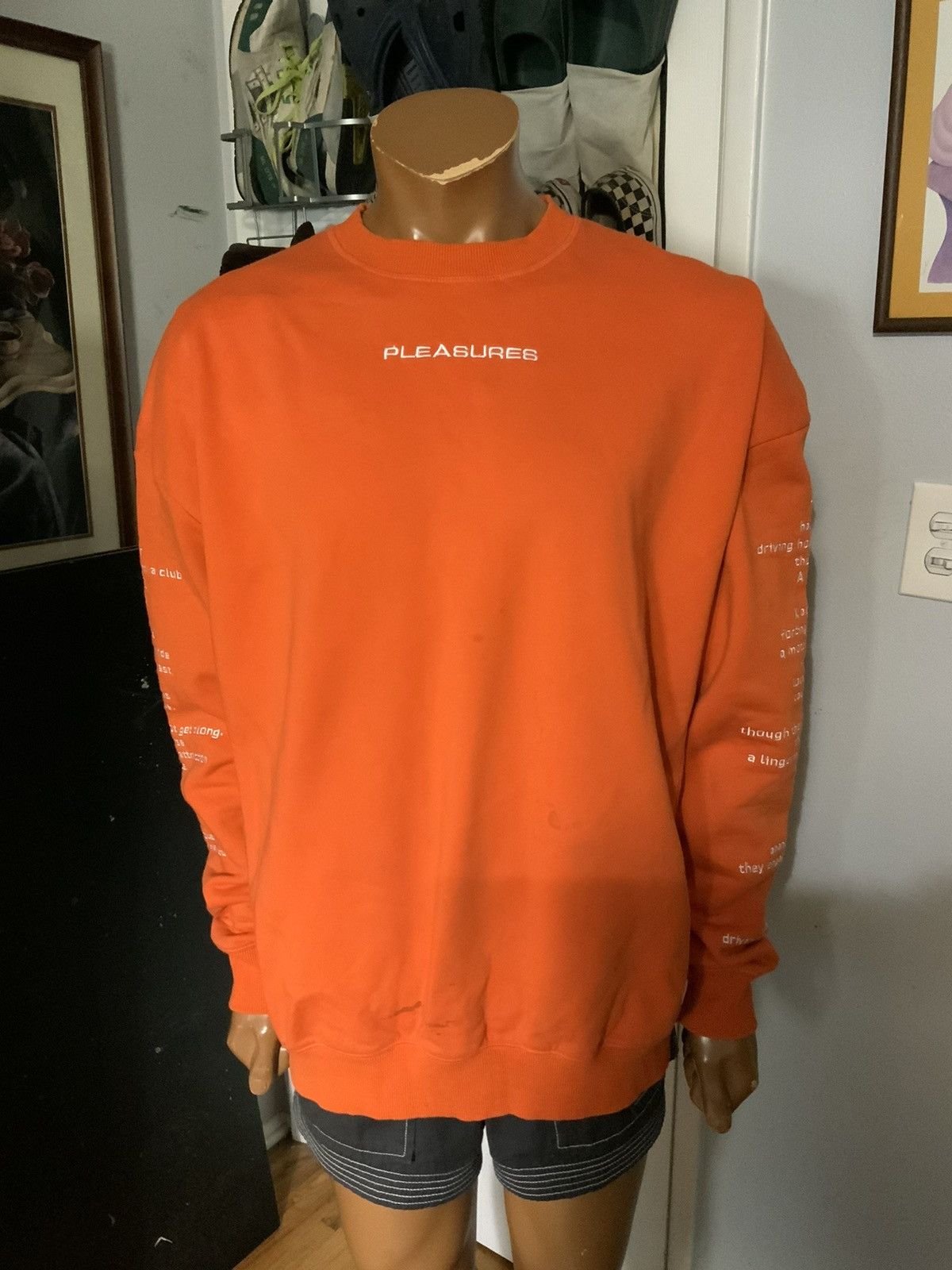 Pleasures Pleasures Now Teenage Lovers Embroidered Crewneck Sweatshirt Size US XL / EU 56 / 4 - 9 Thumbnail