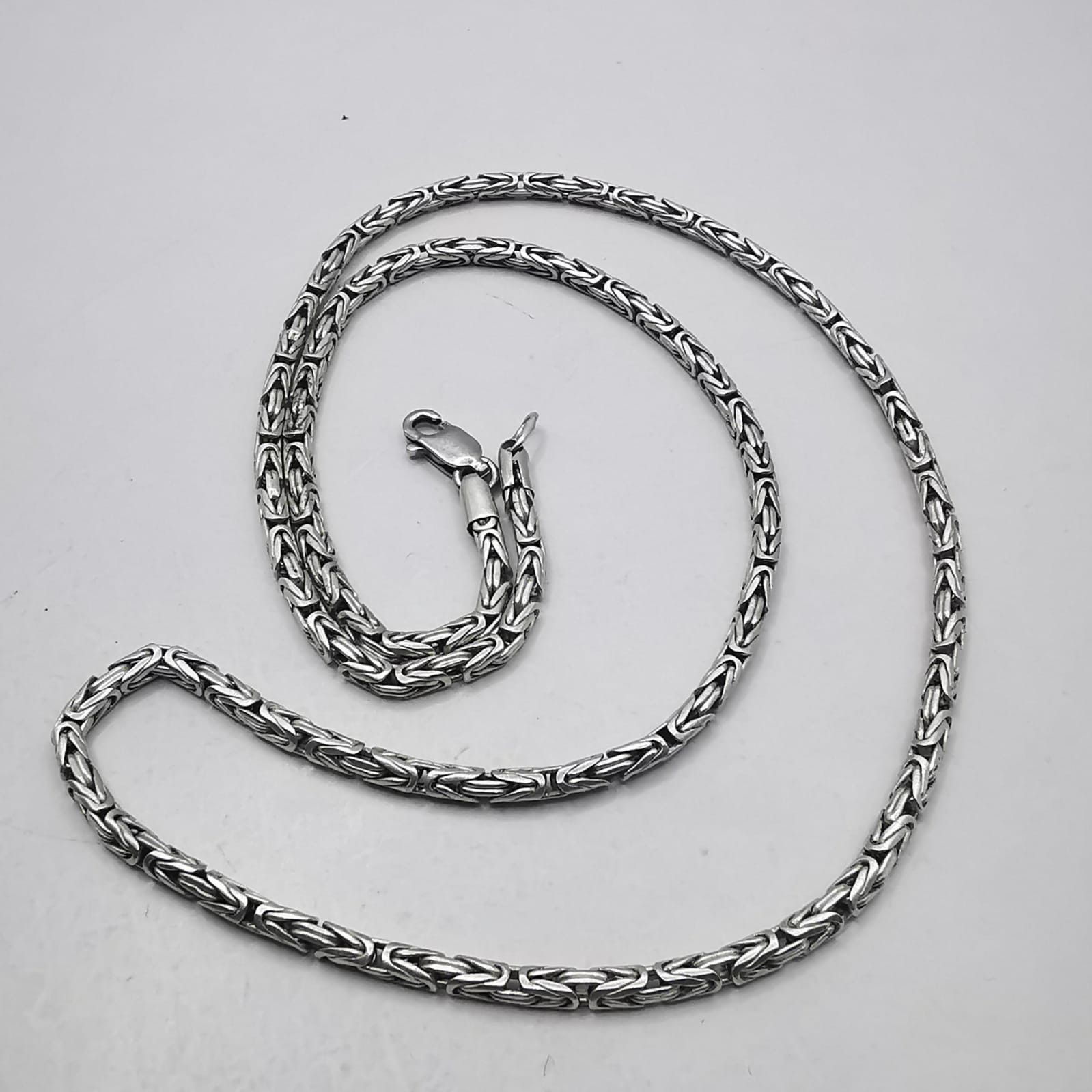 Jewelry Chain, 925 Sterling Silver, Signed 15.53G, Men's