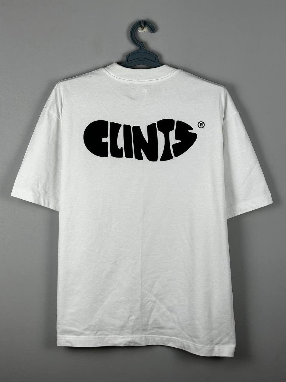 Clints Clints Co White Big Logo Streetwear T Shirt Size US XL / EU 56 / 4 - 1 Thumbnail
