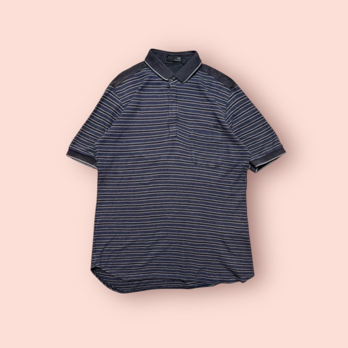 Jun Takahashi RARE JUN TAKAHASHI UNDERCOVER X UNIQLO POCKET STRIPED POLO Size US L / EU 52-54 / 3 - 11 Thumbnail