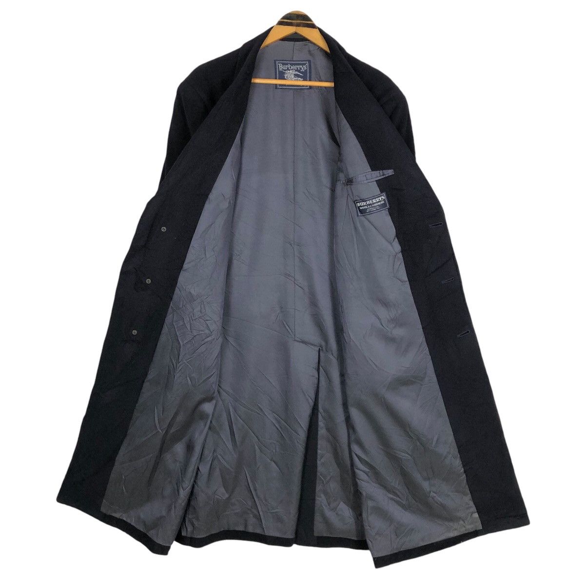 Burberry Vintage Burberrys Wool Cashmere Car Coat Size US L / EU 52-54 / 3 - 12 Thumbnail
