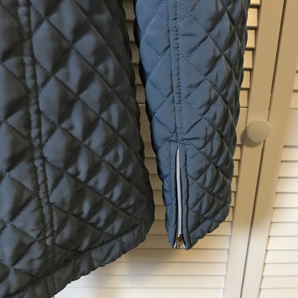 Worthington Worthington Blue High Neck Long Sleeve Puffer Jacket M Size L / US 10 / IT 46 - 9 Thumbnail