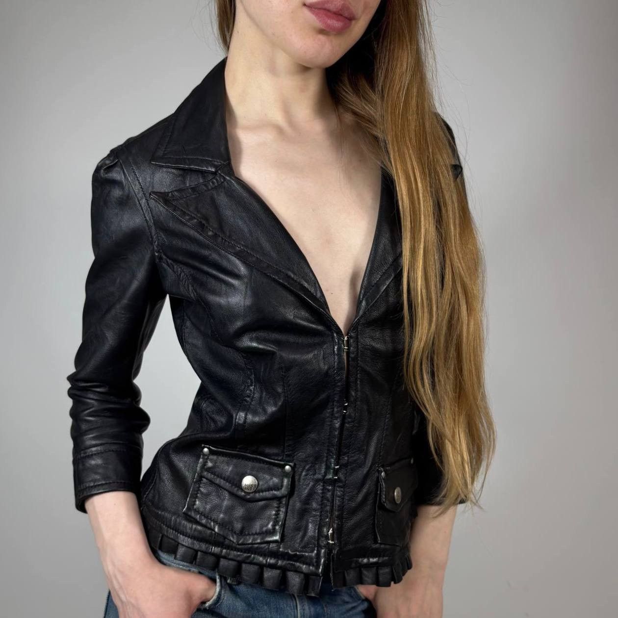 Miss Sixty Vintage Y2K MISS SIXTY Leather Jacket Japanese Retro Style Size S / US 4 / IT 40 - 2 Thumbnail