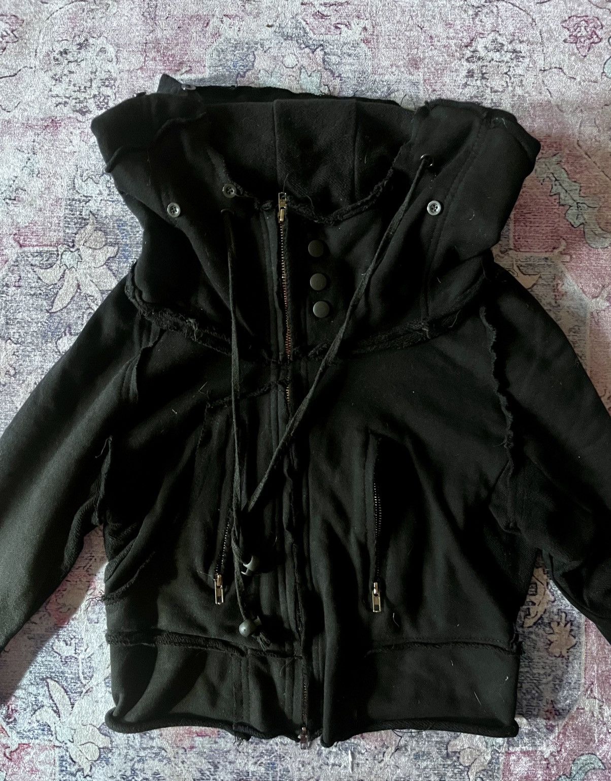 Other archive L.G.B type cropped zip hoodie with black fur Size US S / EU 44-46 / 1 - 5 Thumbnail
