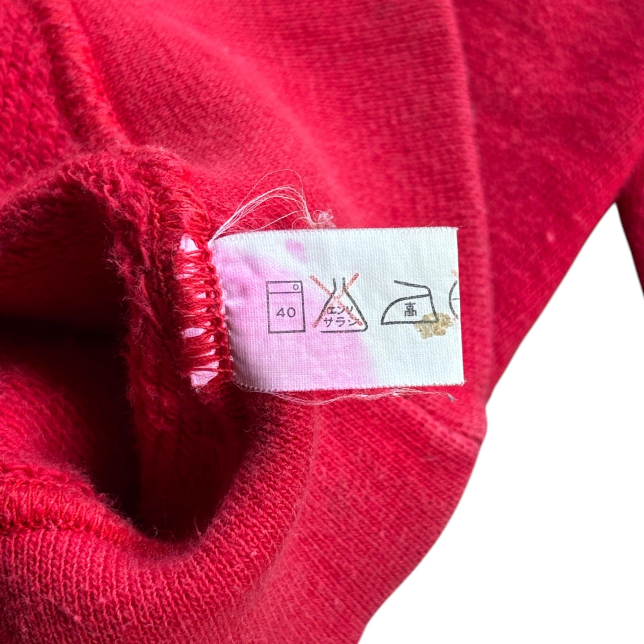 Vintage Vintage Snoopy Woodstock Faded Sweatshirt 90's Red Maroon Size US S / EU 44-46 / 1 - 8 Thumbnail