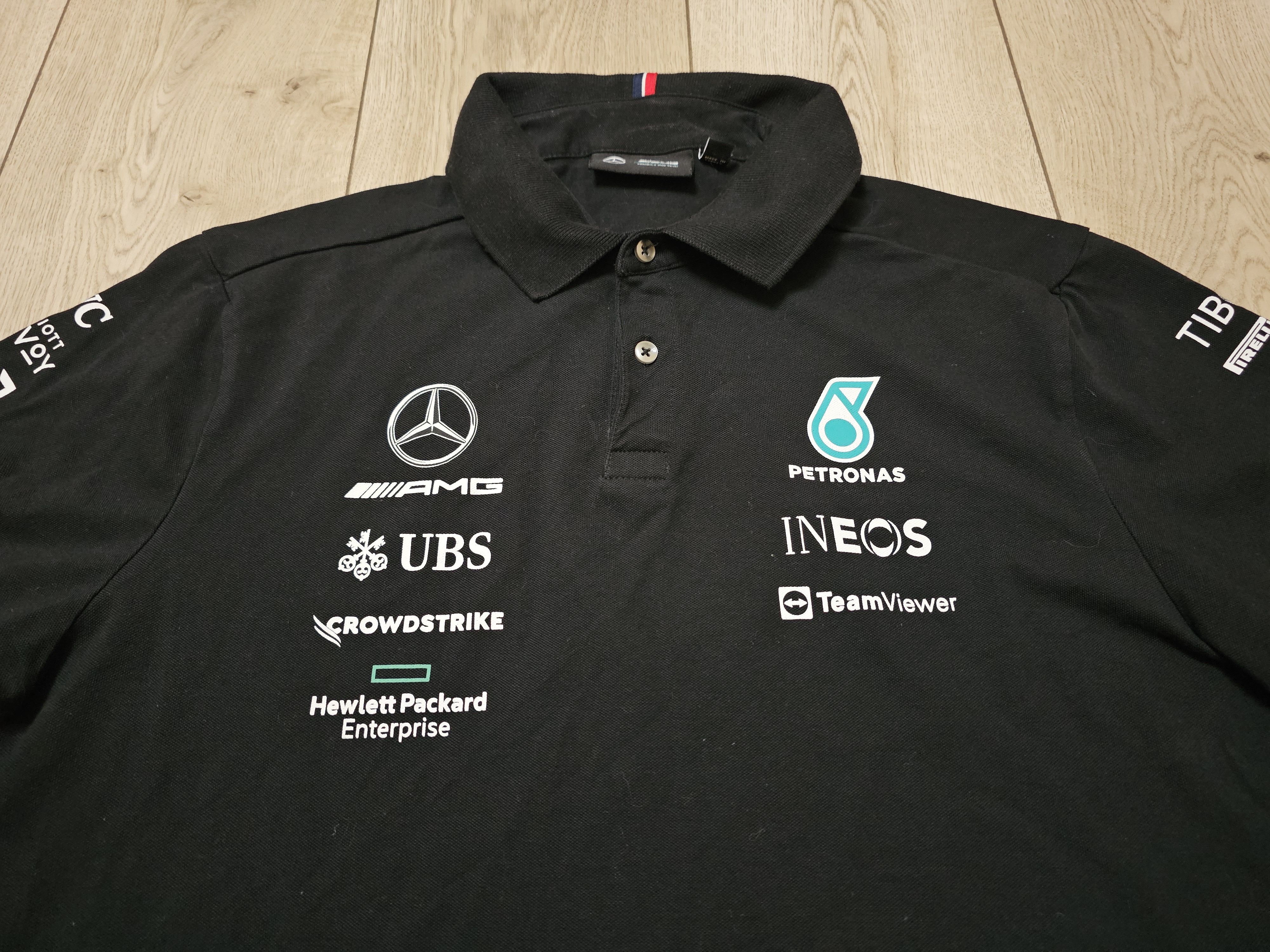 Formula 1 MERCEDES AMG PETRONAS FORMULA 1 TEAM SHIRT POLO COTTON Size US XL / EU 56 / 4 - 3 Thumbnail
