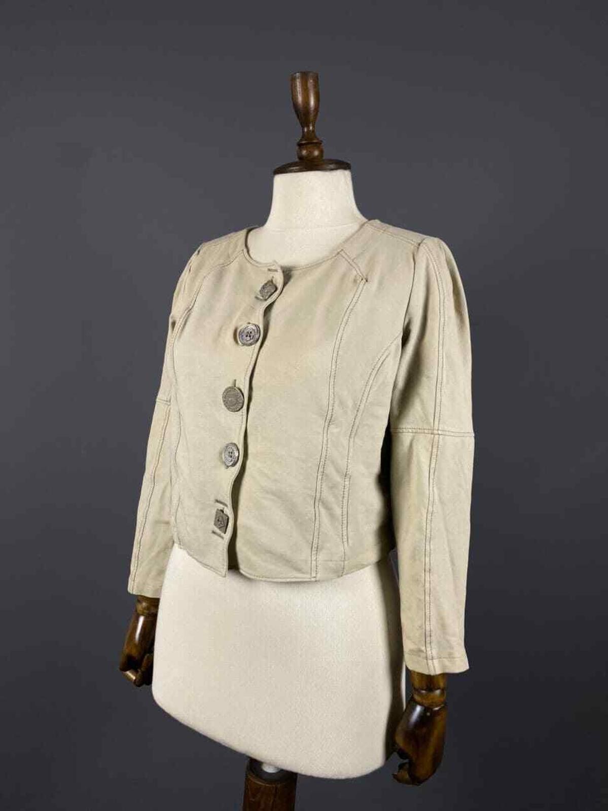 Designer Elisa Cavaletti Club Sono Italiano Beige Jacket Size XL / 4 Size XL / US 12-14 / IT 48-50 - 1 Thumbnail