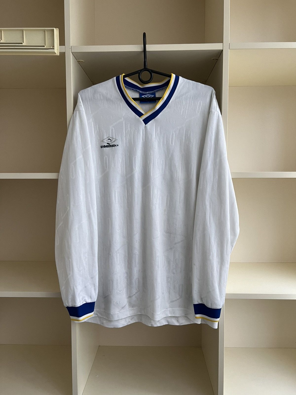 Umbro Vintage 90s Umbro Jersey Football Long Sleeve Soccer Size L Size US L / EU 52-54 / 3 - 1 Thumbnail
