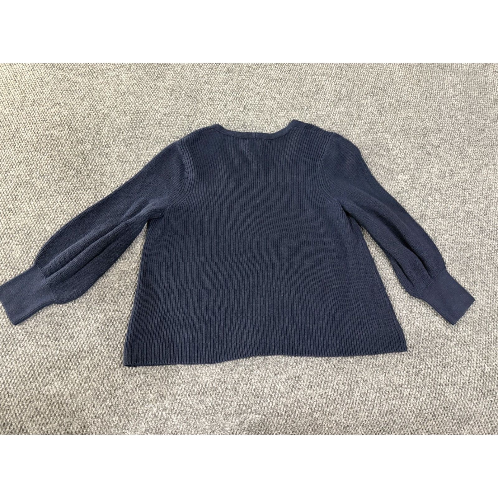 NIC+ZOE NIC+ZOE Sweater Womens XL Blue Knit Long Sleeve Crewneck Pullover Size XL / US 12-14 / IT 48-50 - 6 Thumbnail
