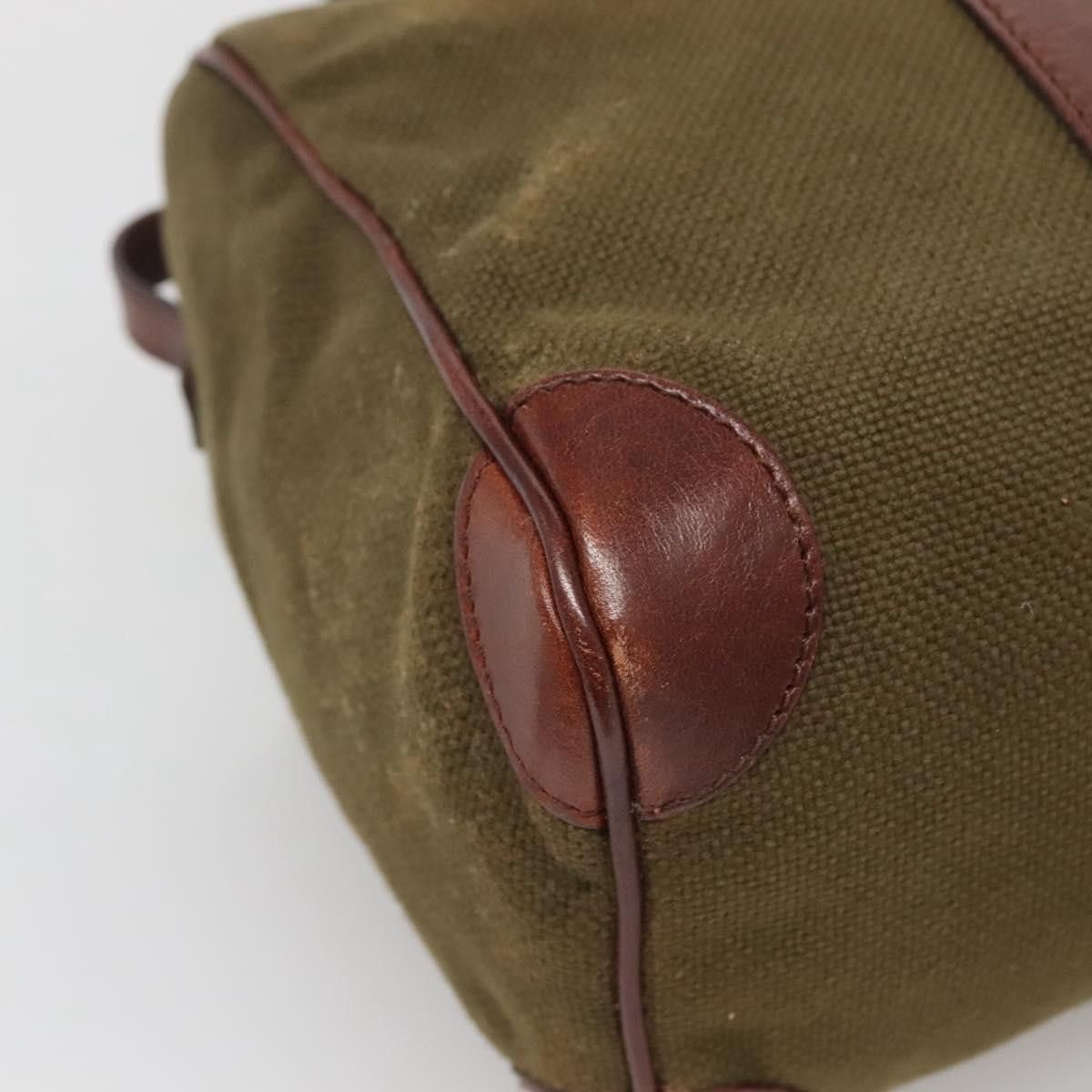Gucci GUCCI Hand Bag Canvas Leather Khaki Brown Size ONE SIZE - 13 Thumbnail