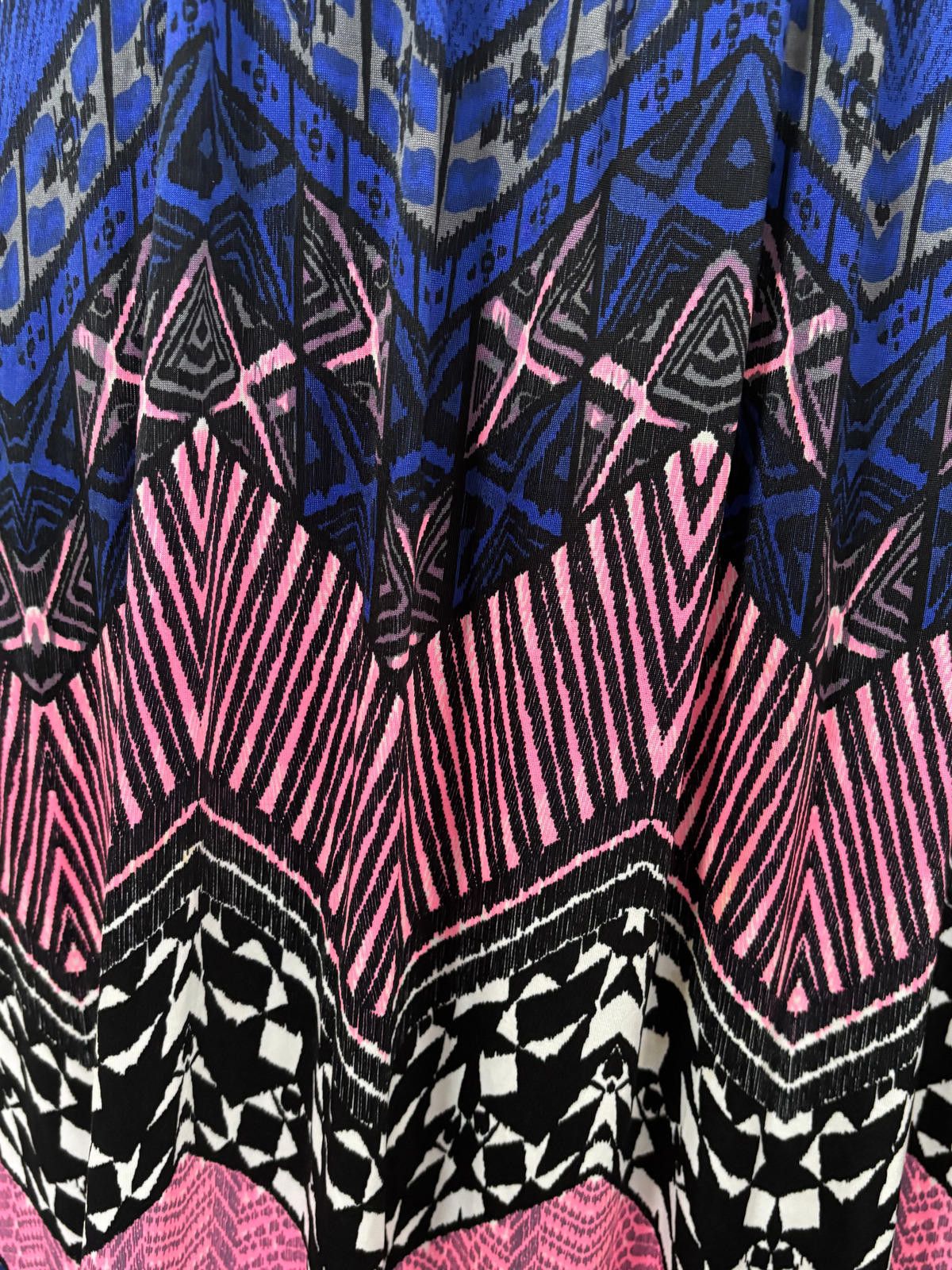 Other Boho Gypsy Strapless Maxi Dress with Geometric Pattern Size S / US 4 / IT 40 - 2 Thumbnail