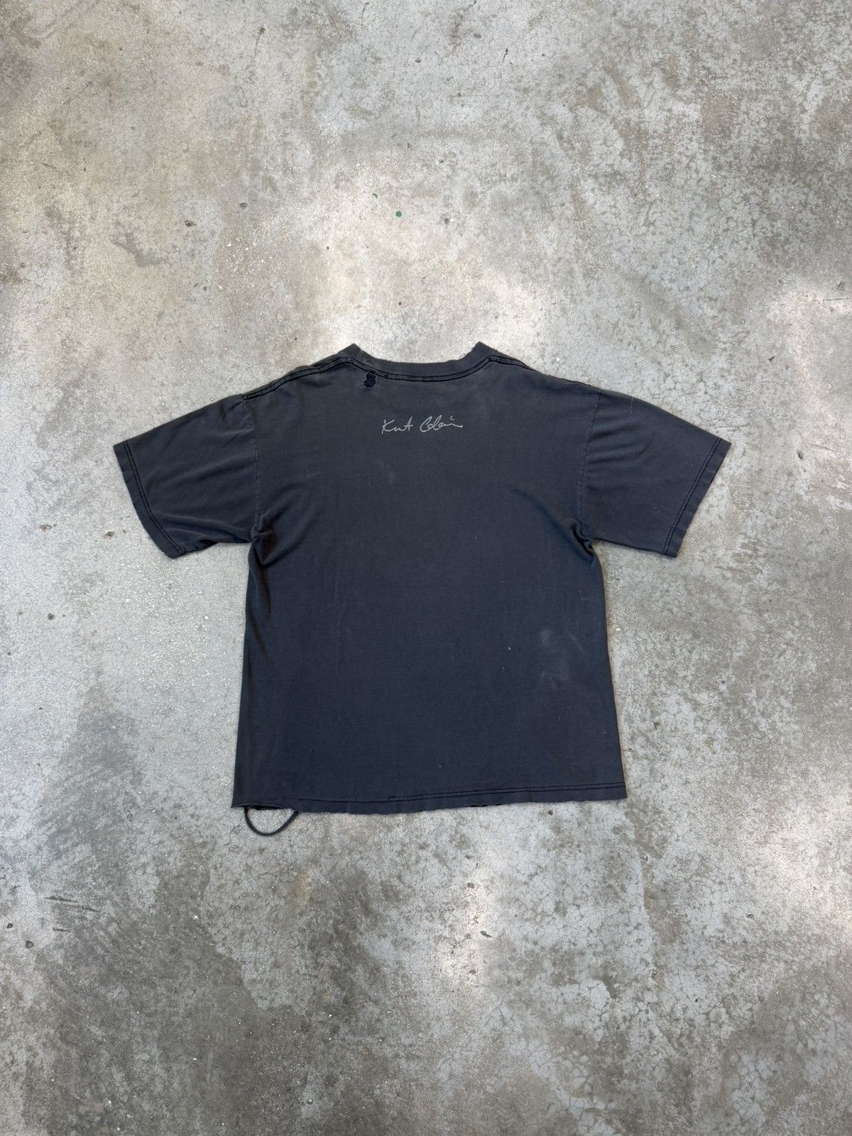 Vintage Vintage Kurt Cobain Big Face tee Size US XL / EU 56 / 4 - 2 Thumbnail