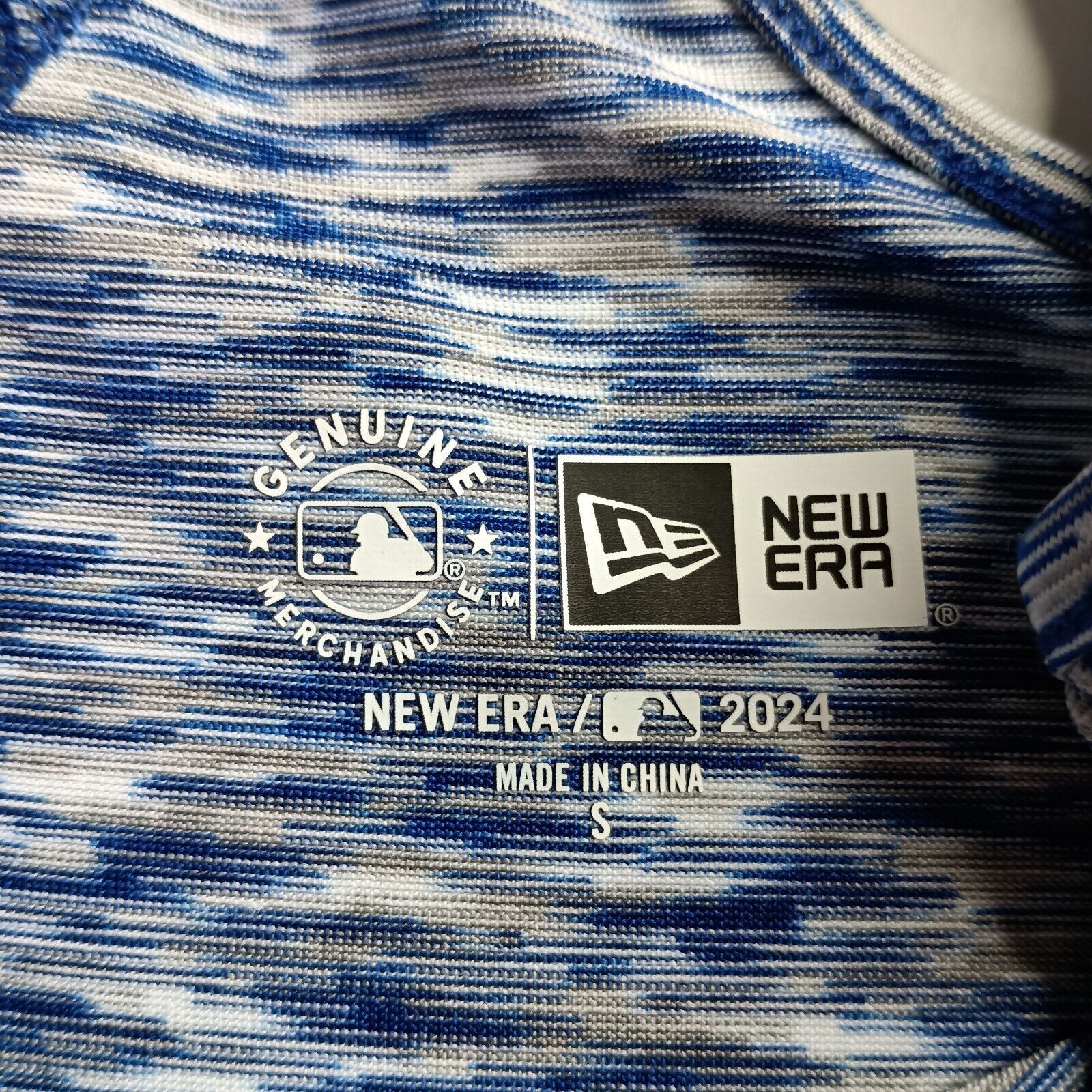 New Era Chicago Cubs MLB Striped Blue Racerback Tank Top Women's S Size S / US 4 / IT 40 - 3 Thumbnail
